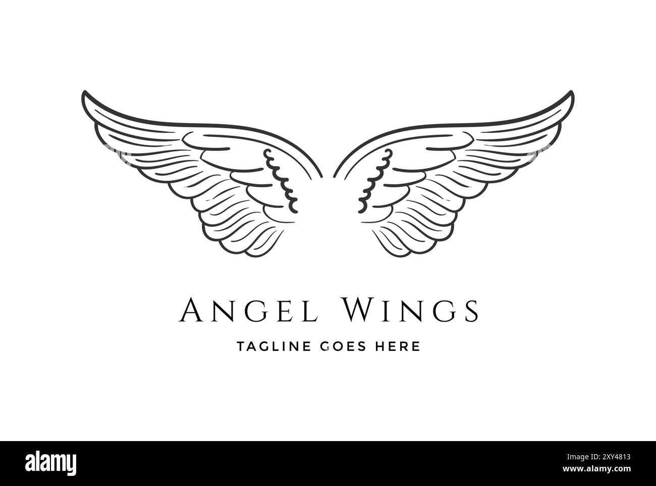 Vintage Spread Angel or Eagle Hawk Falcon Dove Pigeon Bird Wings