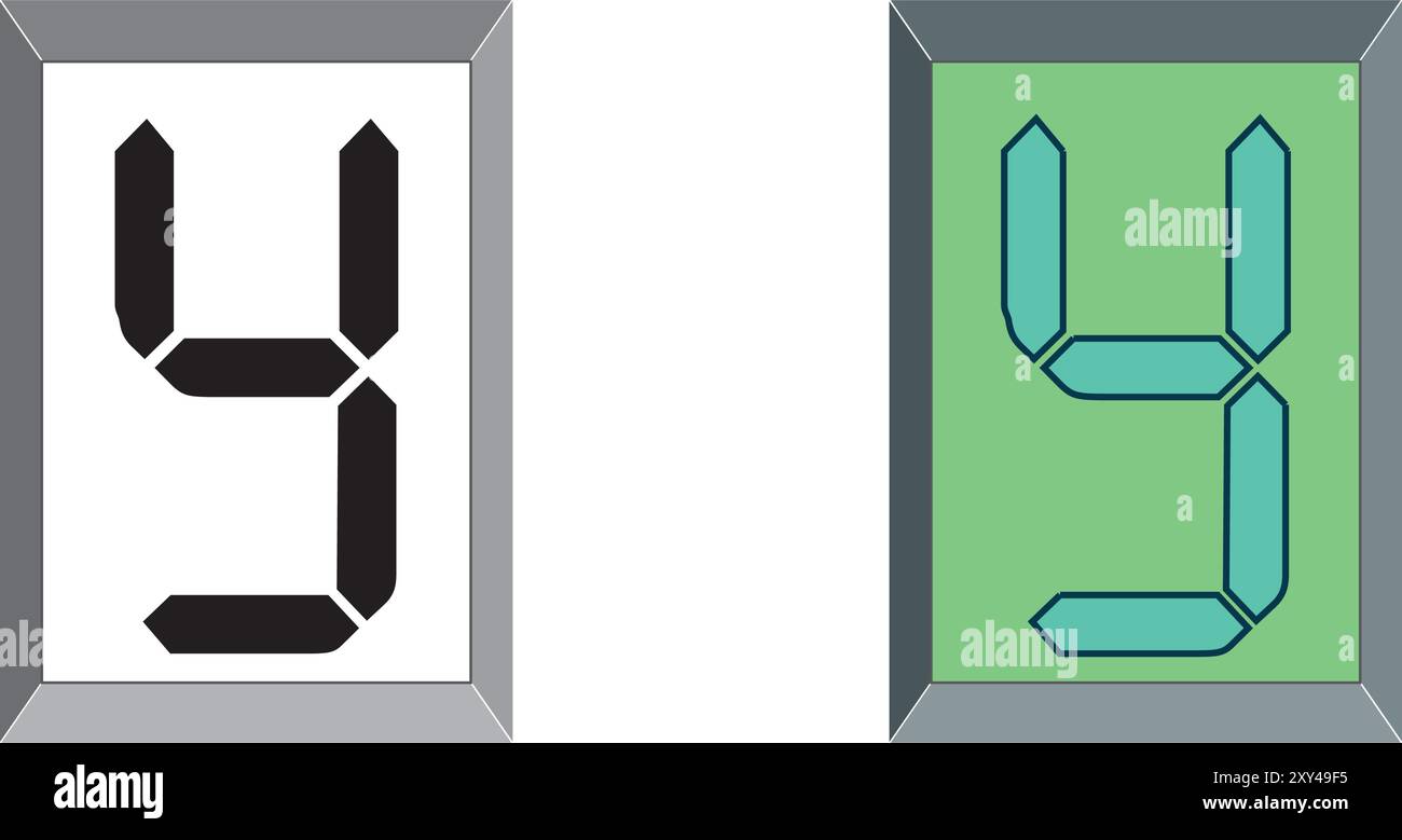 Art Digital Initial Caps Font Capital Letter Y vector design ...