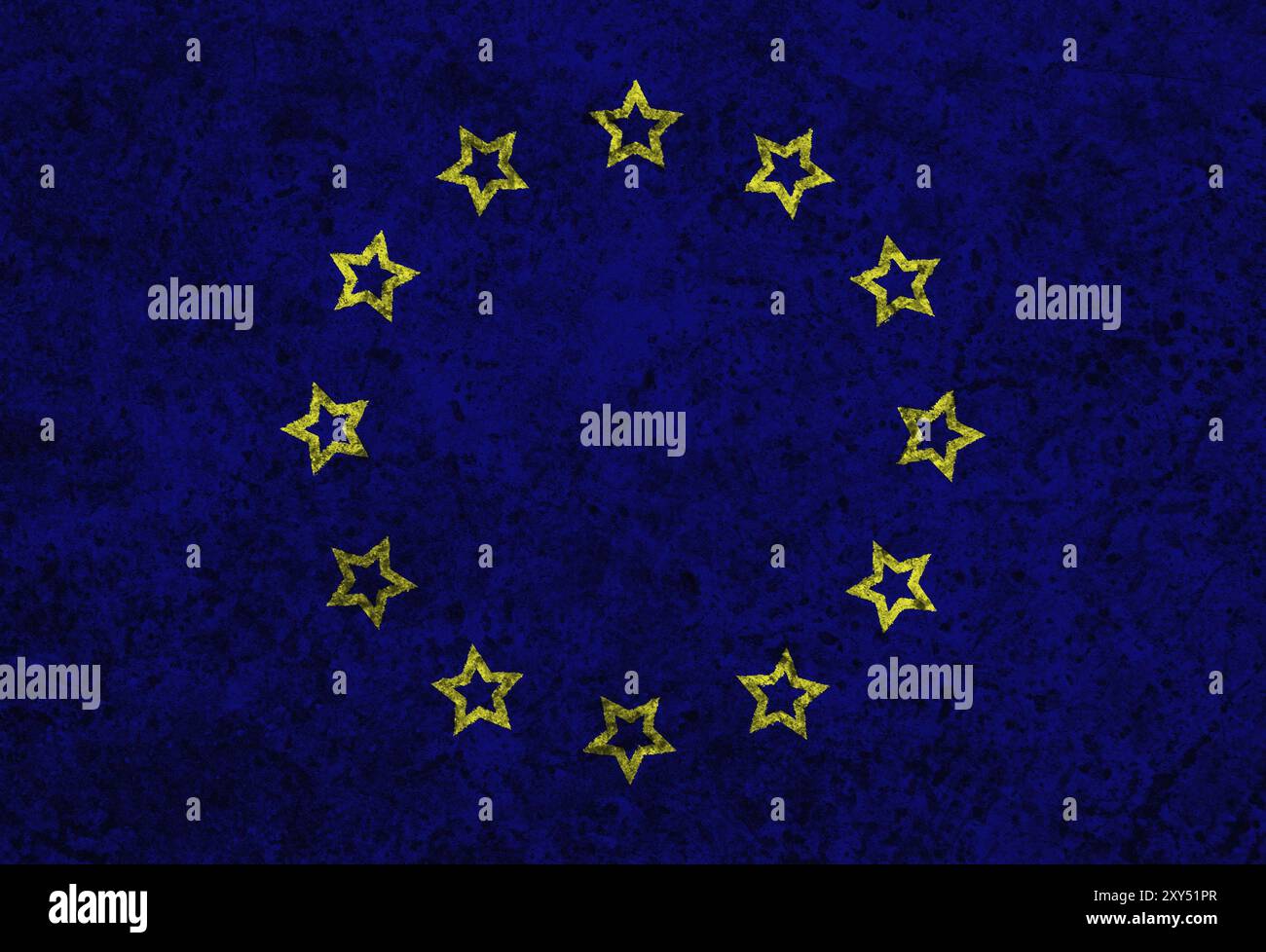 European union flag with texture on background Stock Photo - Alamy