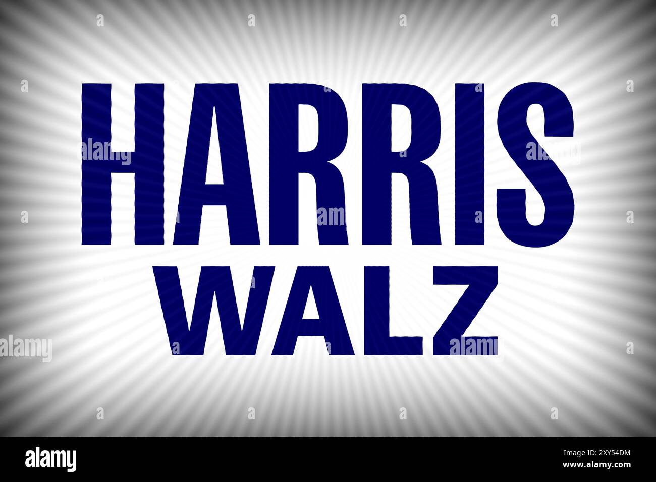 Kamala Harris 2024 harris walz logo presidential campaign Stock Photo