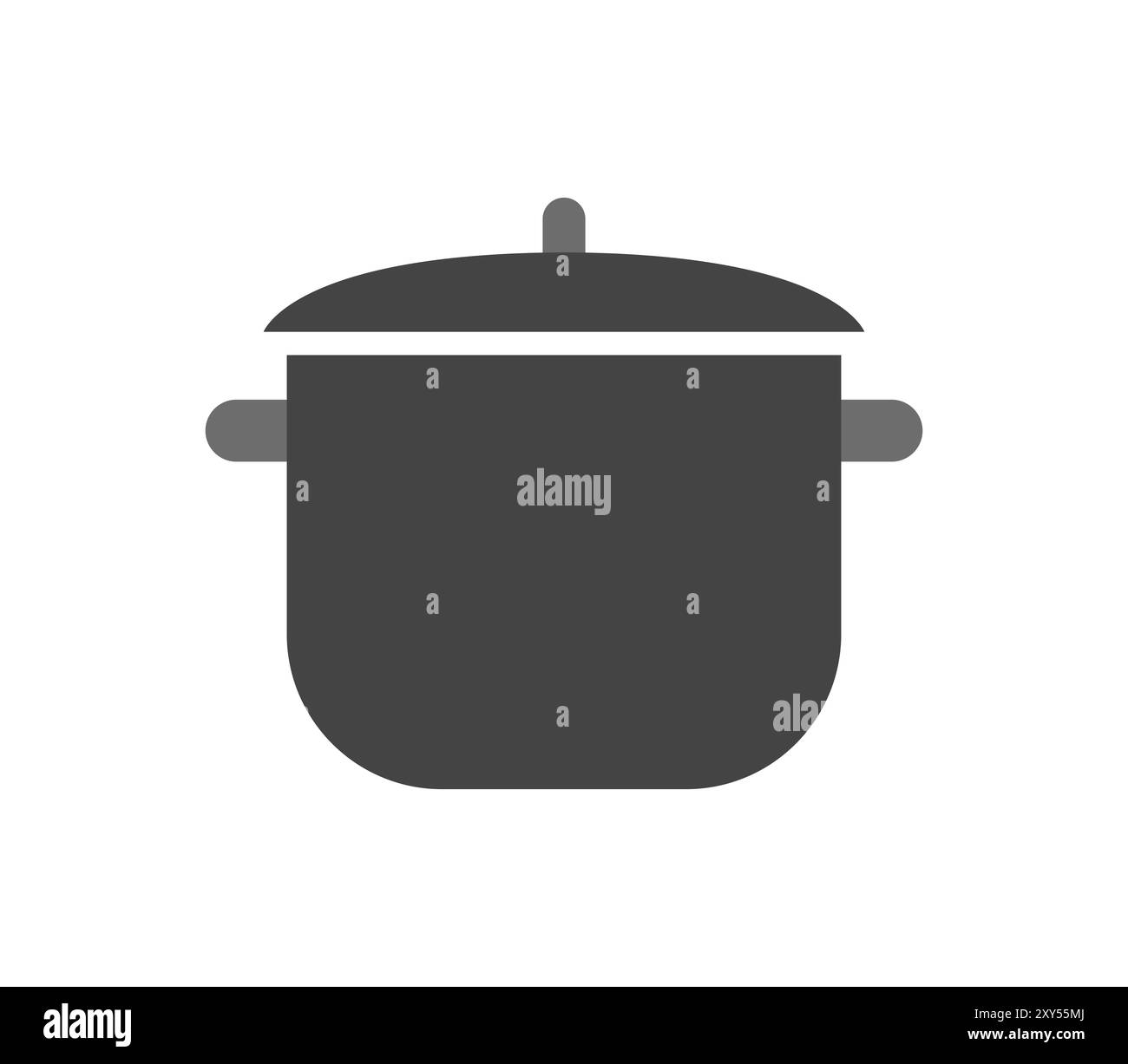 Kitchen pot icon illustrated on white background Stock Photo - Alamy