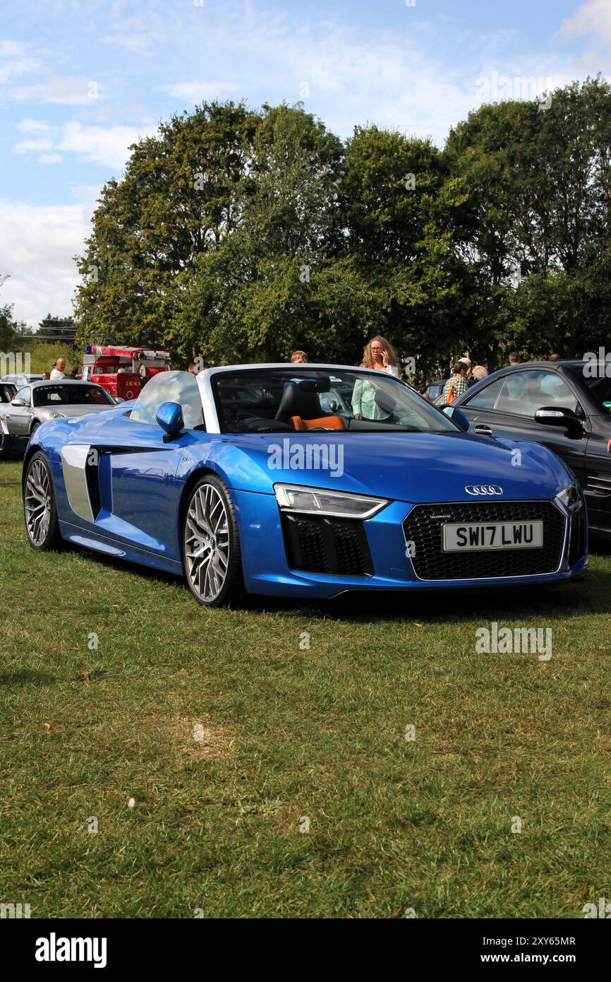 Stylised Photos of an Audi R8 at a car show Stock Photo - Alamy