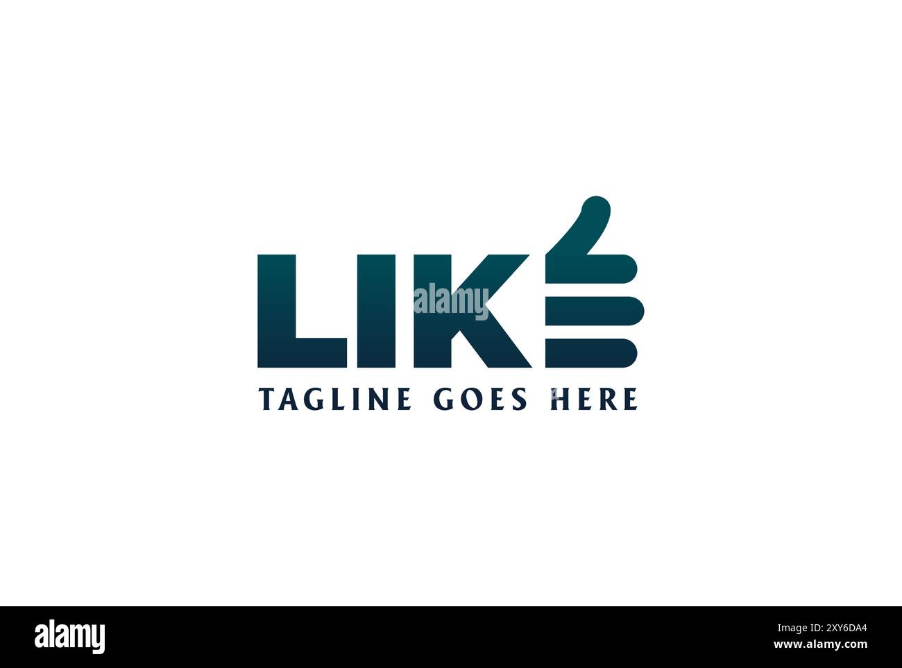 Like Type Word Text Font Typography Symbol Logo Design Vector Stock Vector