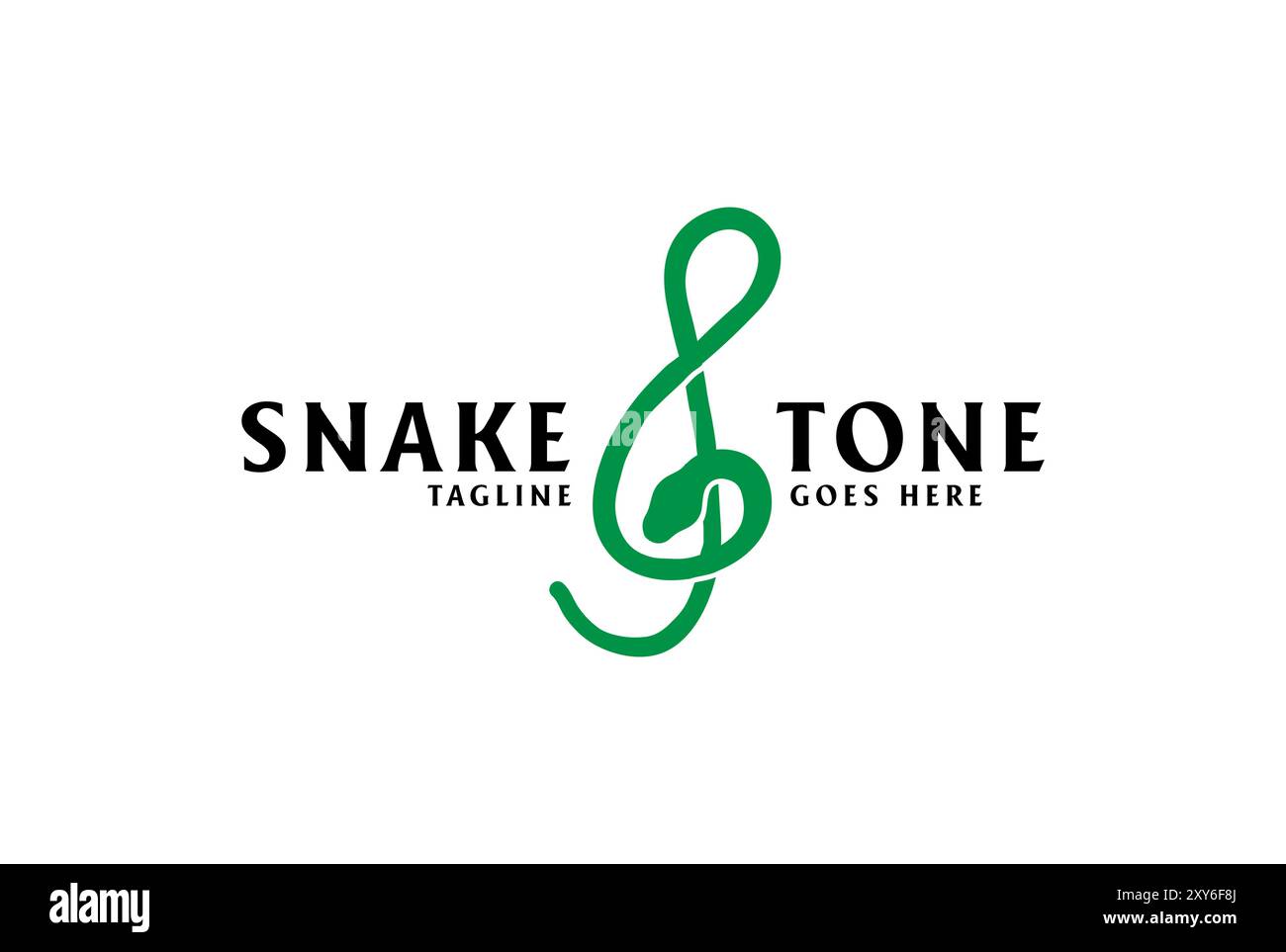 Simple Minimalist Python Anaconda Cobra Snake Note Tone Music ...