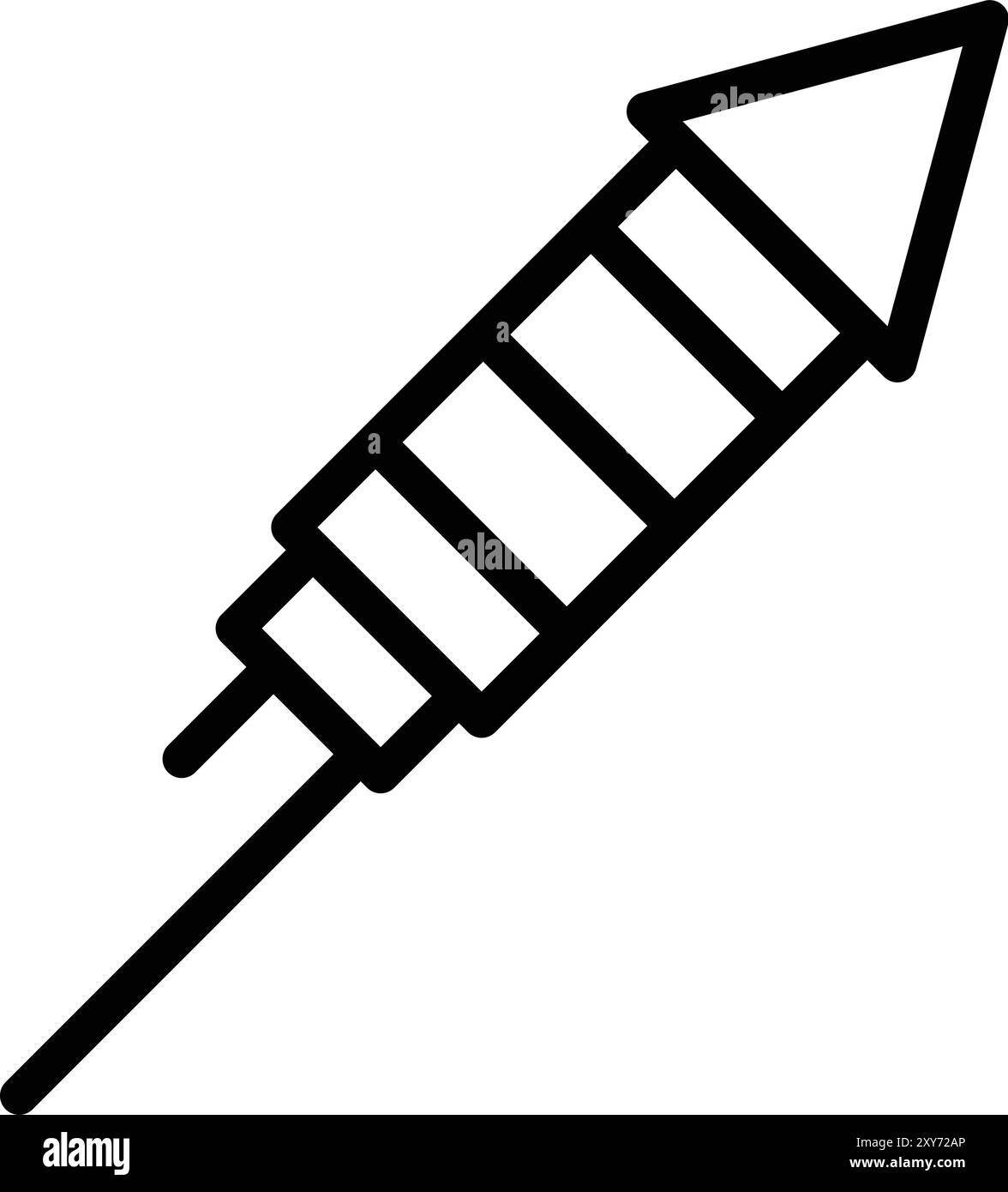 Fireworks rocket celebration icon hi-res stock photography and images ...