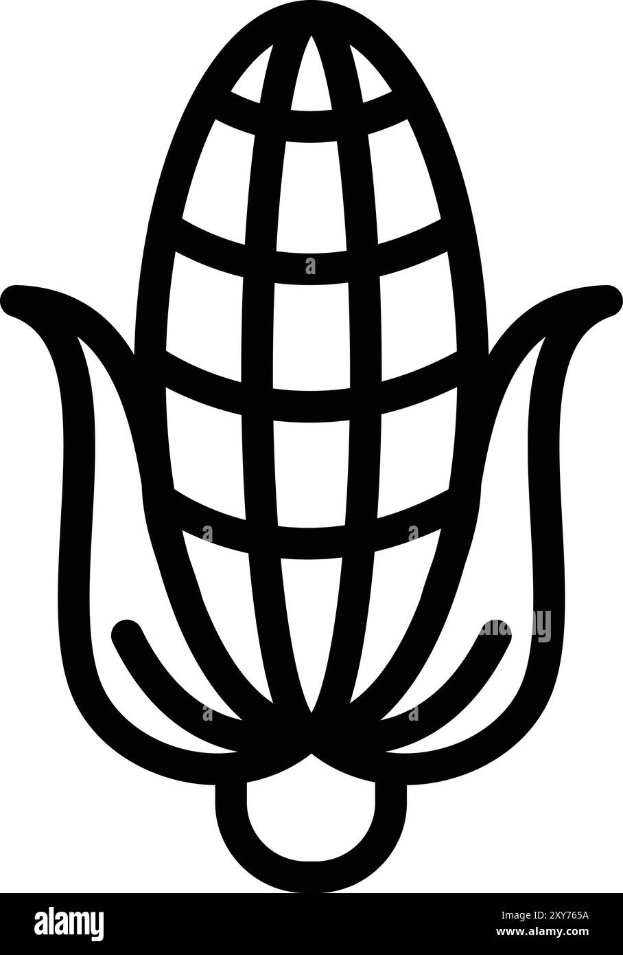 Corn Vector Icon Design Illustration Stock Vector Image & Art - Alamy