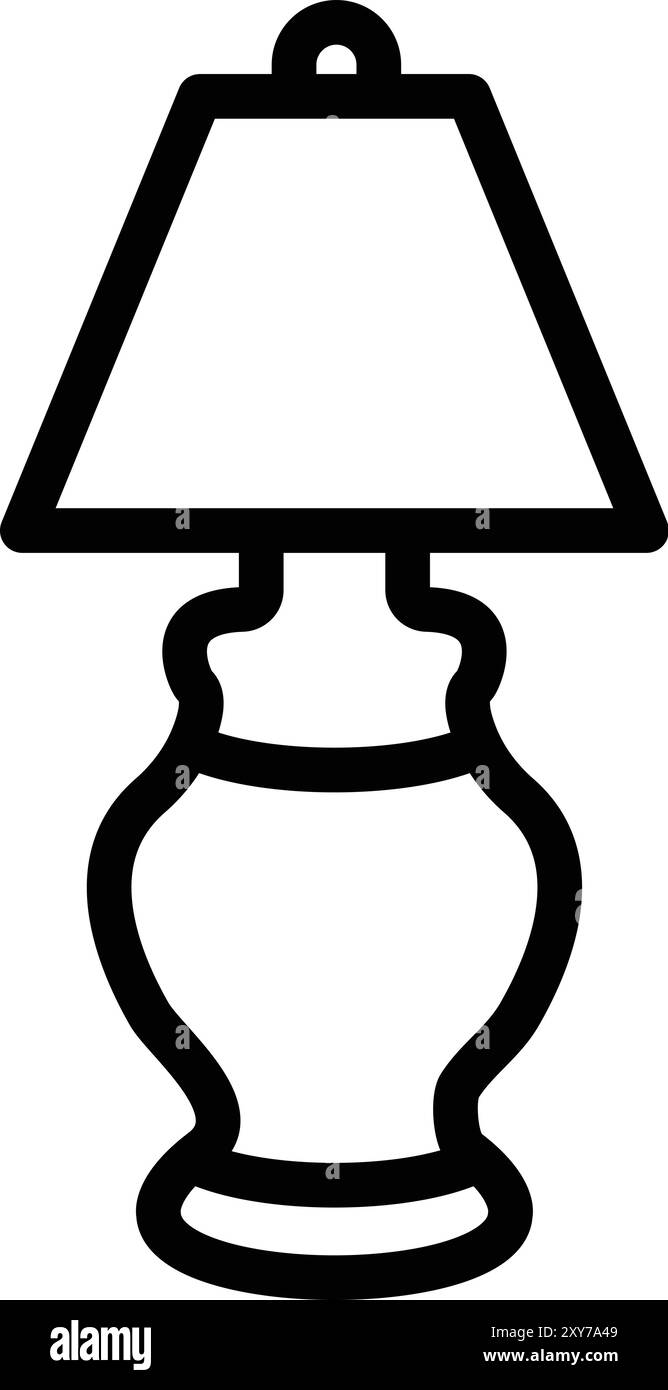 Lamp vector Black and White Stock Photos & Images - Alamy