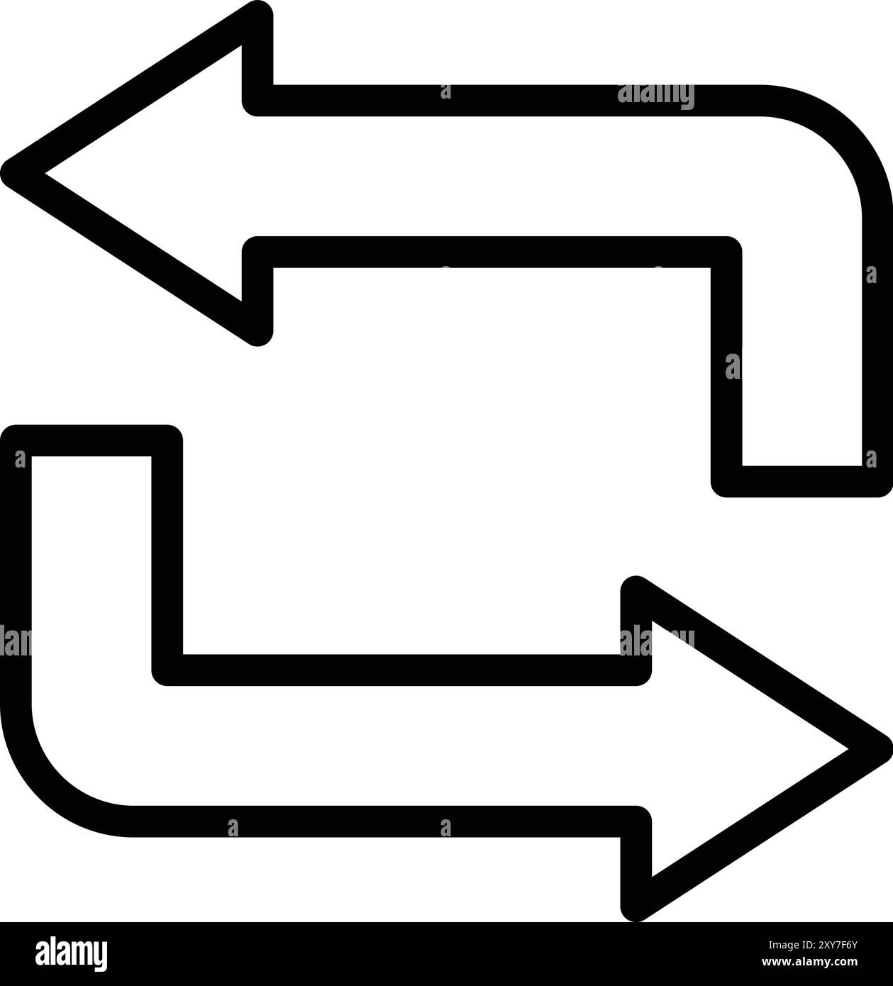 Repeat Vector Icon Design Illustration Stock Vector