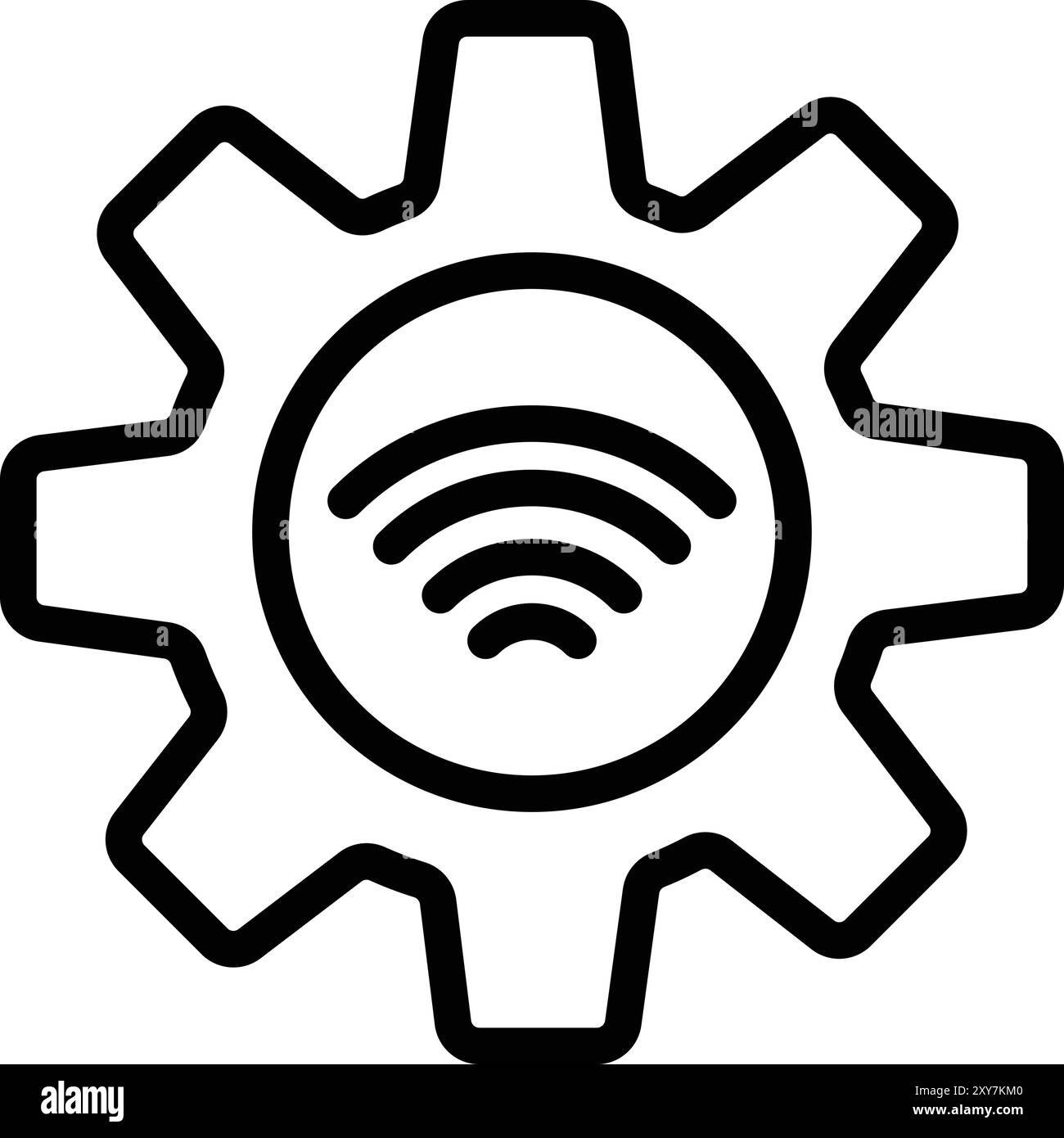 Gear Vector Icon Design Illustration Stock Vector Image & Art - Alamy