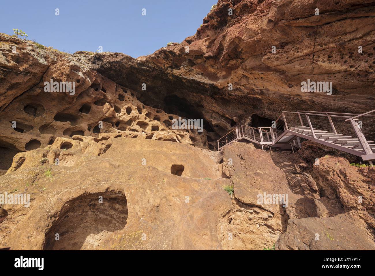 Cenobio de Valeron, archeological site, aboriginal caves in Grand ...