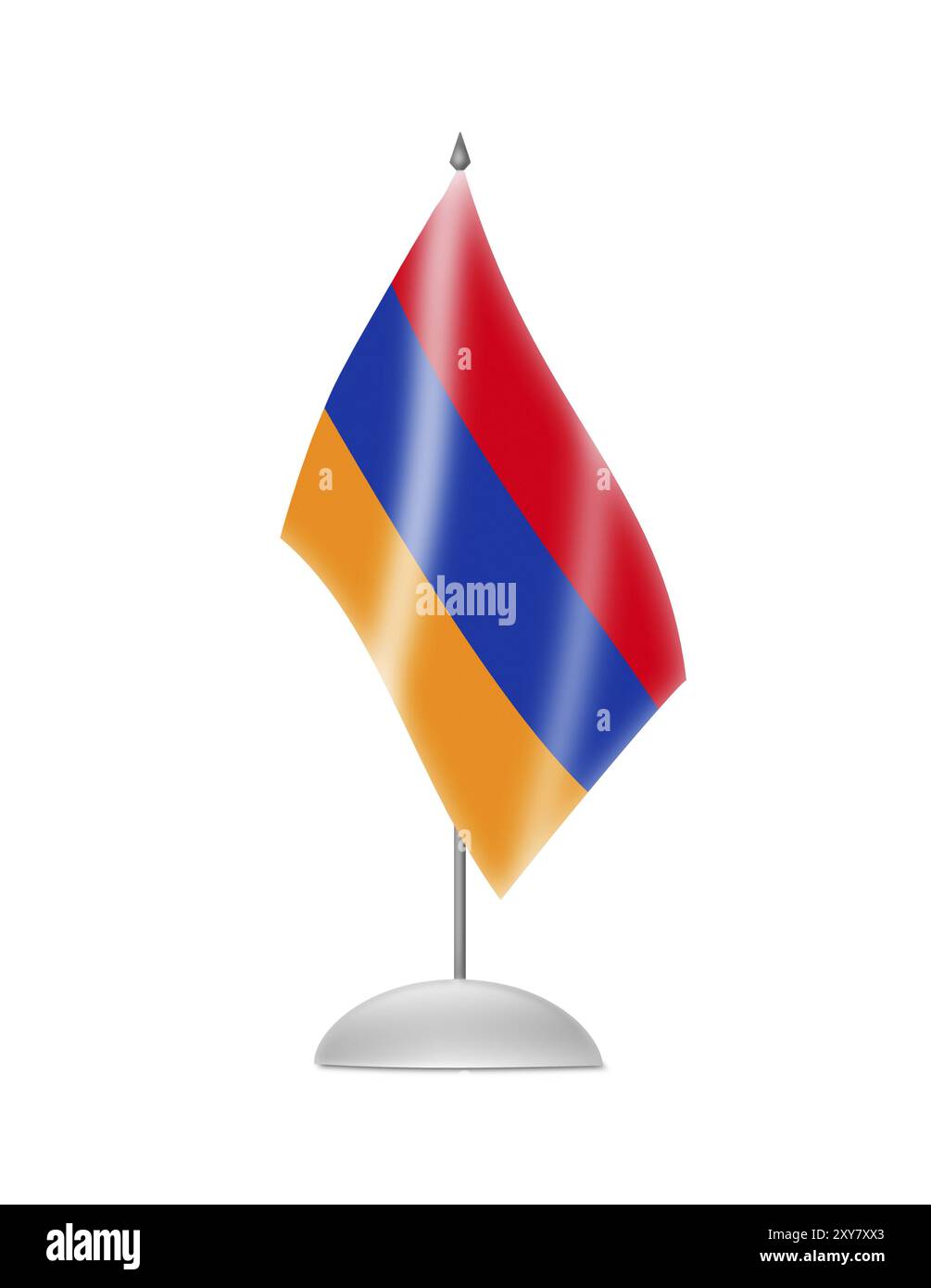 Isolated on white armenian flag hi-res stock photography and images - Alamy