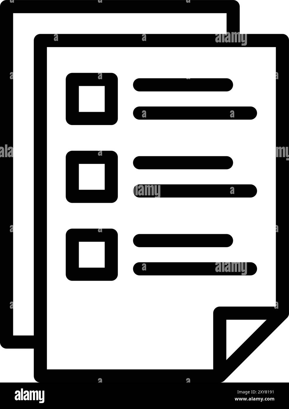 Document Vector Icon Design Illustration Stock Vector