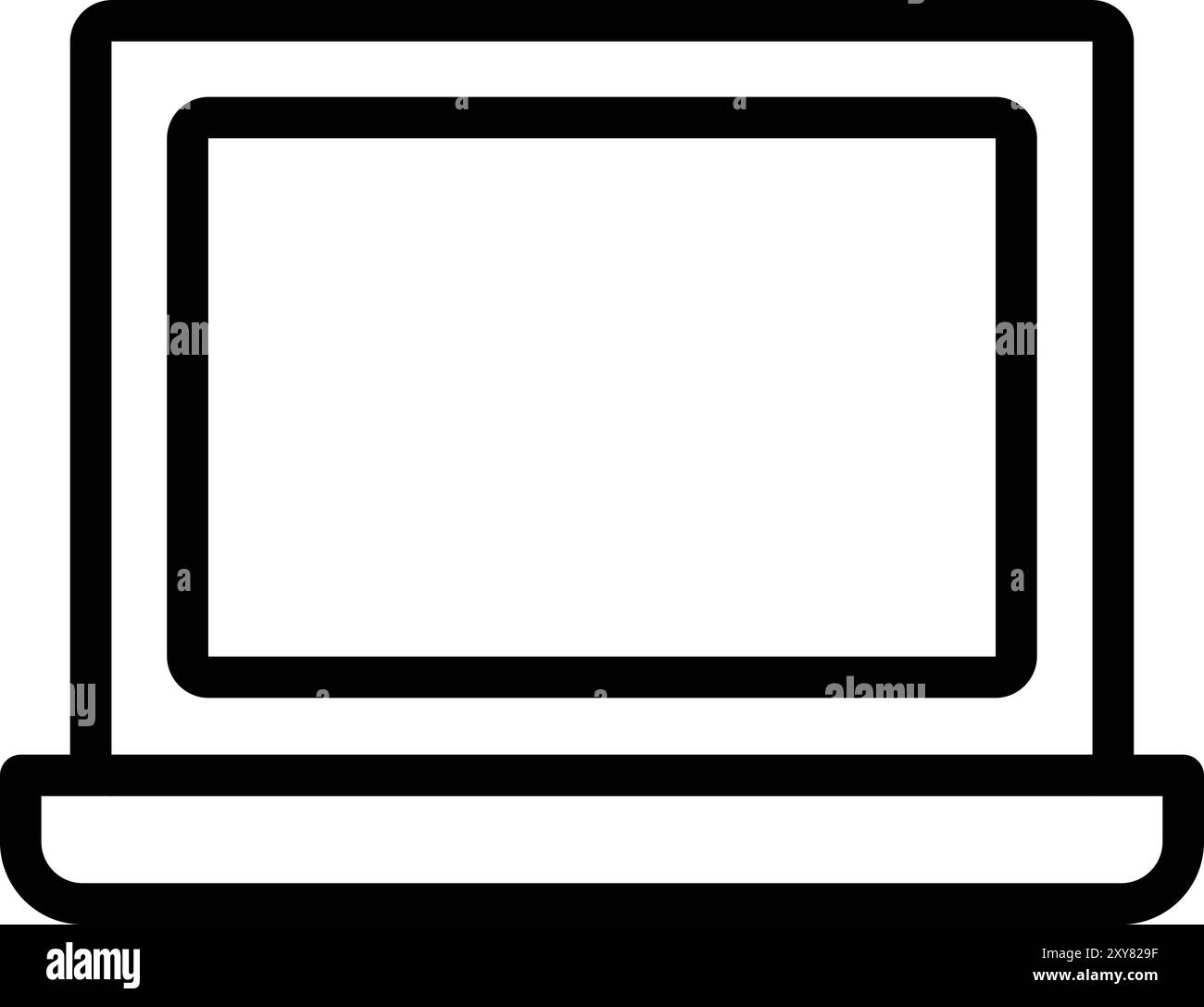 Laptop Vector Icon Design Illustration Stock Vector