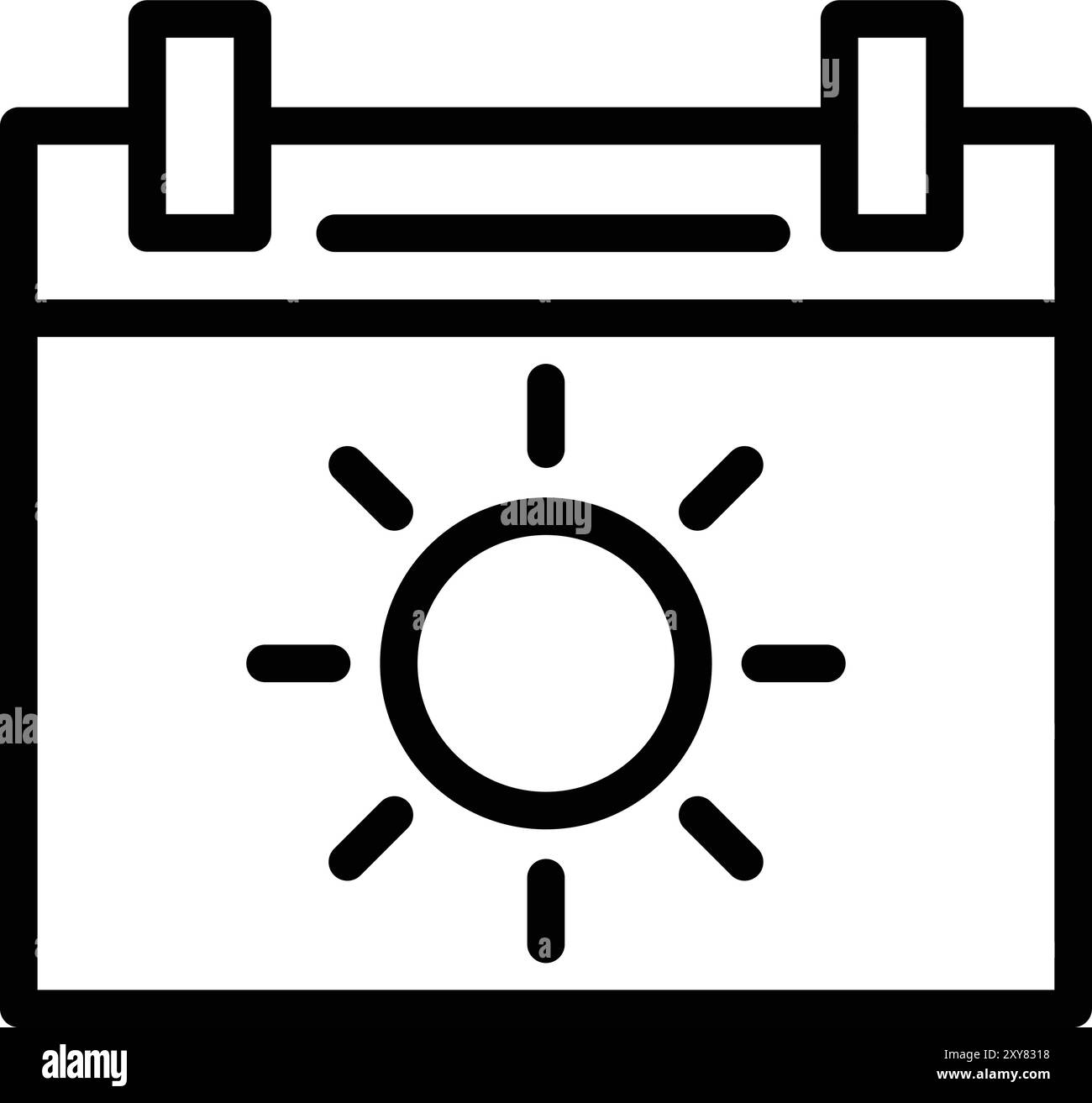 Calendar Vector Icon Design Illustration Stock Vector Image & Art - Alamy