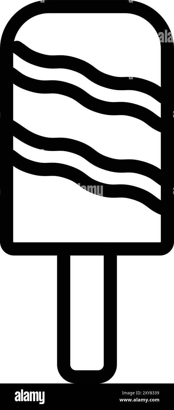 Ice lolly Vector Icon Design Illustration Stock Vector Image & Art Alamy