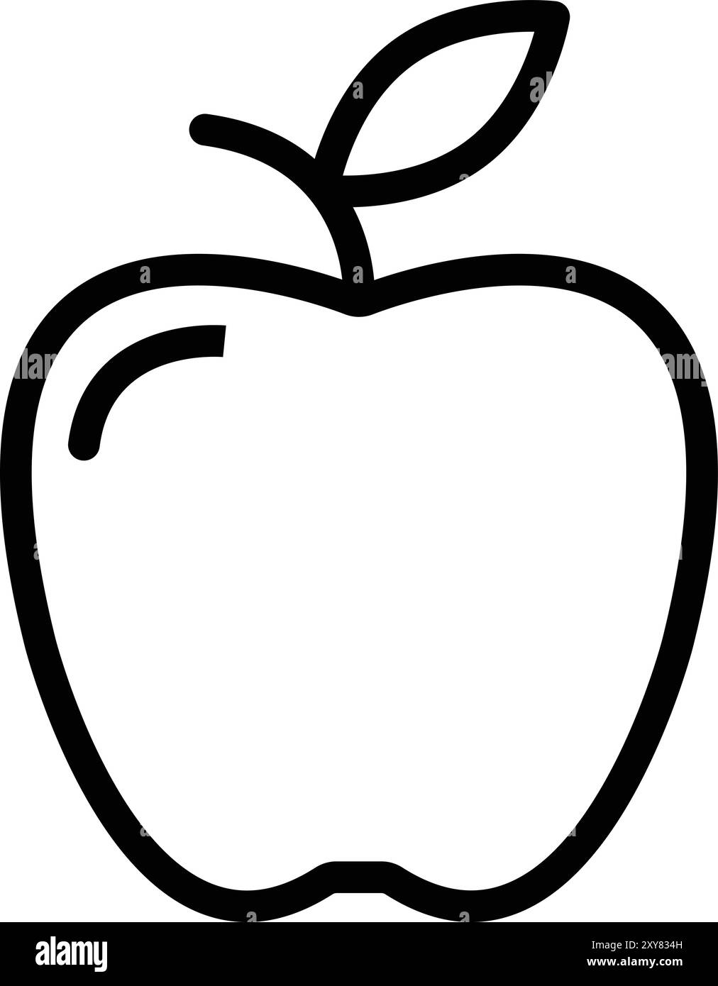 Apple Vector Icon Design Illustration Stock Vector Image & Art - Alamy
