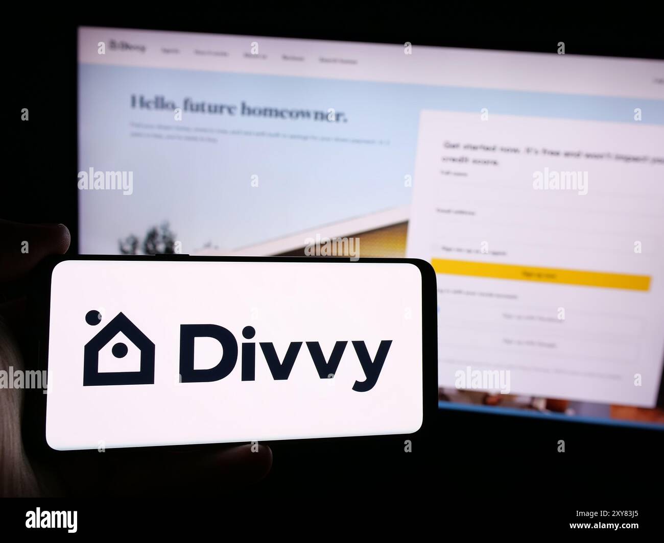 Divvy homes logo hires stock photography and images Alamy