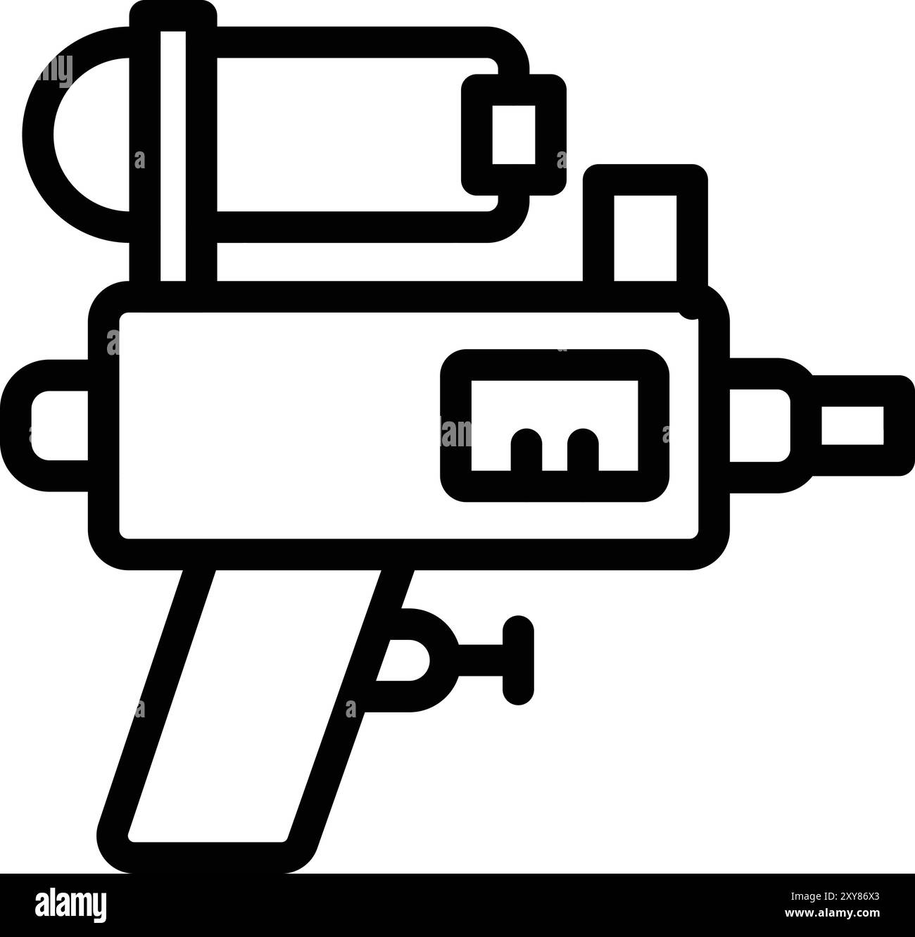 Gun clipart vector vectors Cut Out Stock Images & Pictures - Alamy