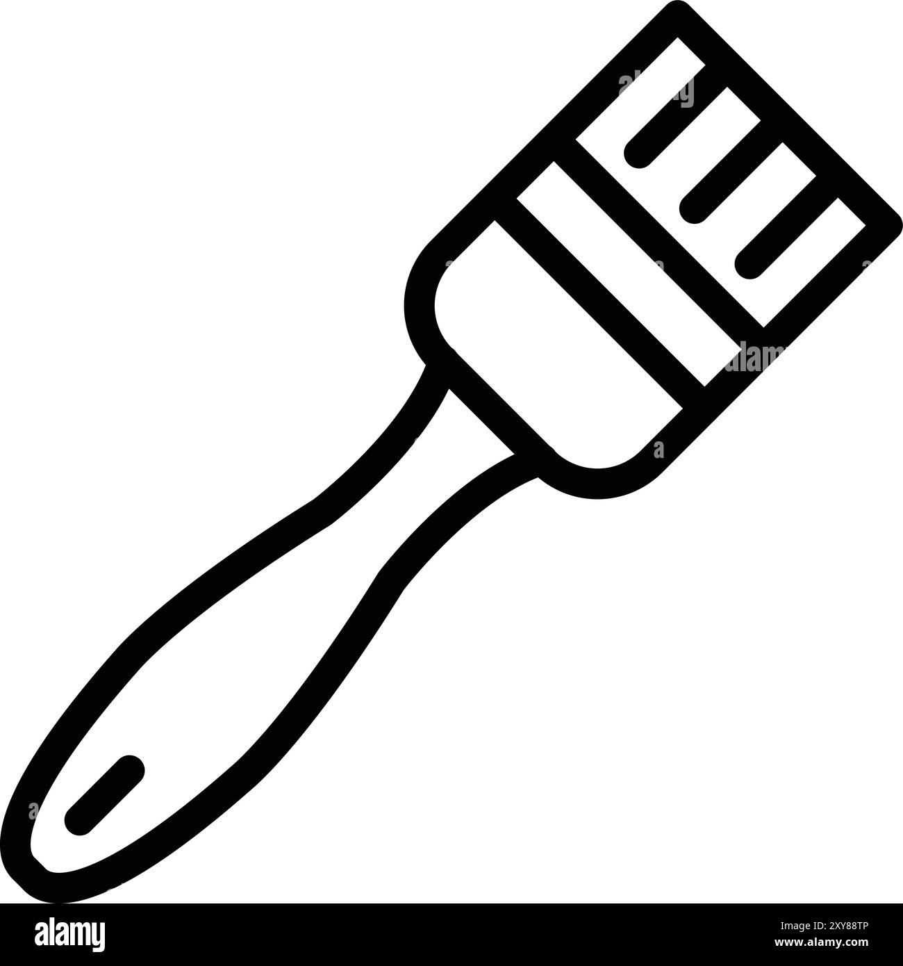 Pastry brush Vector Icon Design Illustration Stock Vector