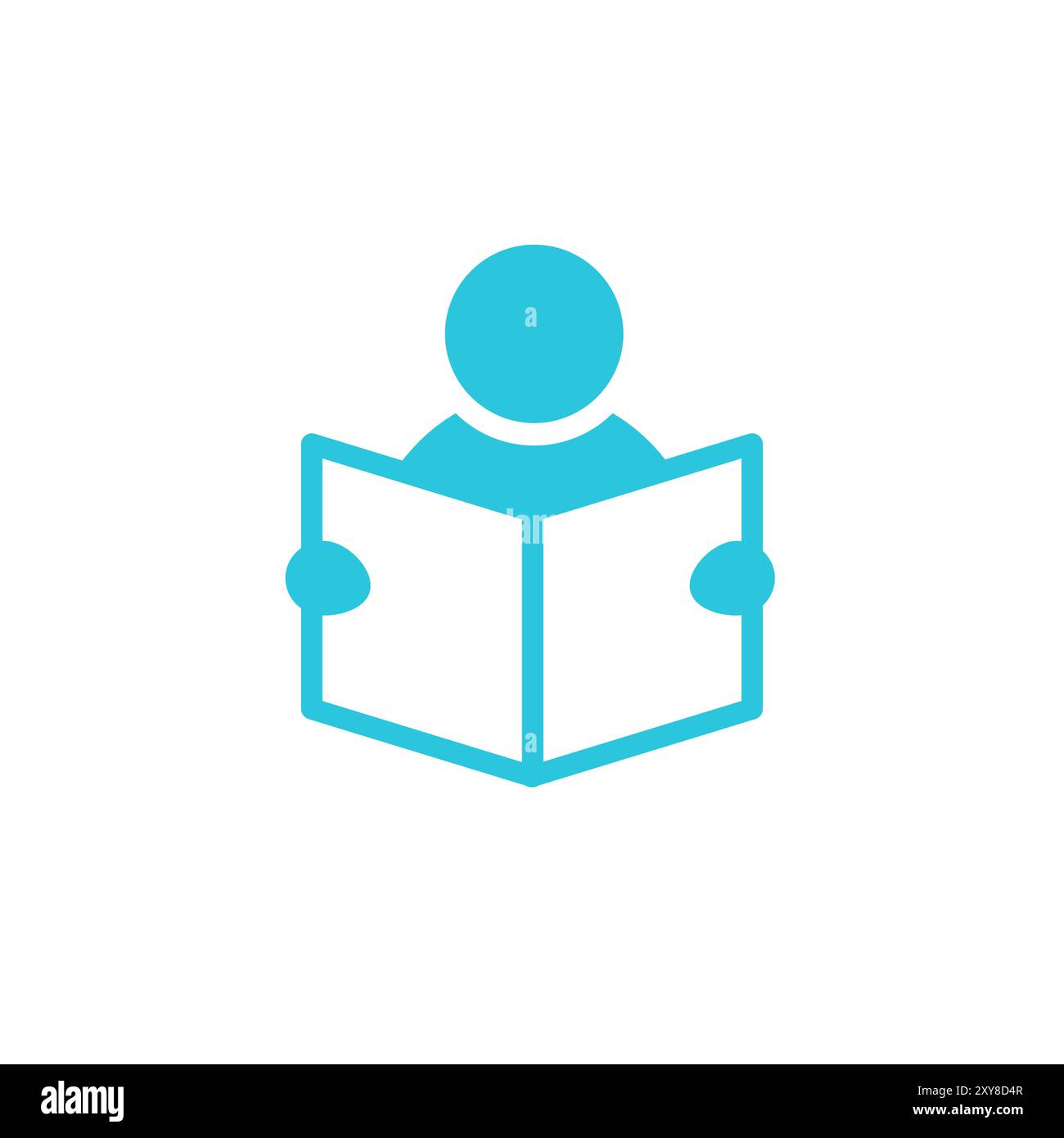 Aura of a person icon. Isolated on white background. Brom blue icon set. Stock Vector