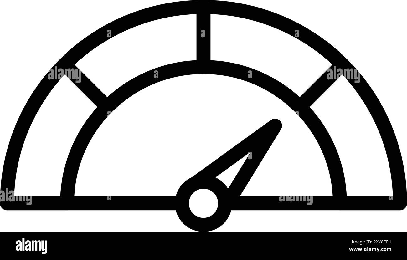 Speedometer Vector Icon Design Illustration Stock Vector Image & Art ...
