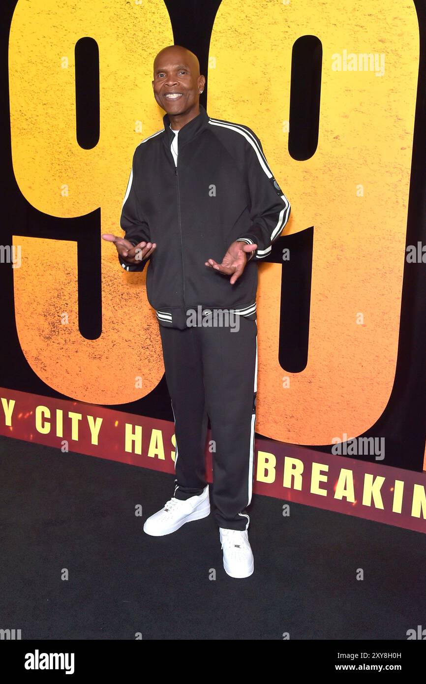 Big Boy bei der Weltpremiere des Kinofilms '1992' im Regal LA Live. Los Angeles, 27.08.2024 Stock Photo