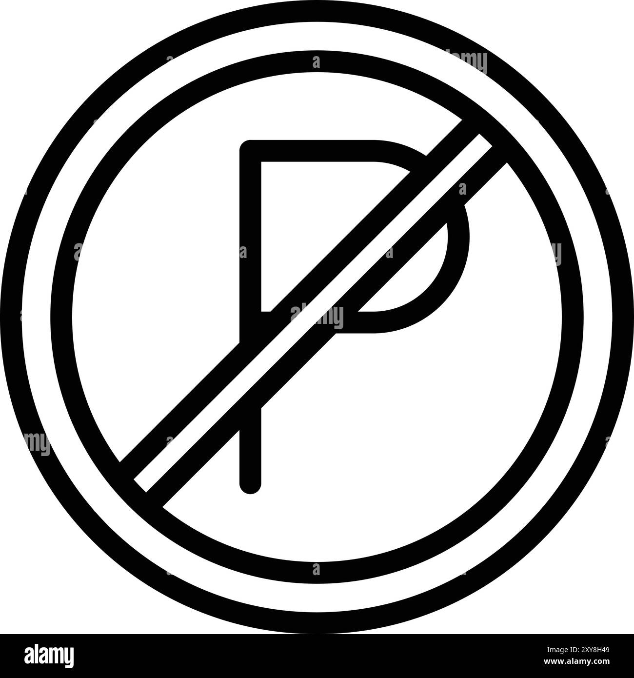 Creative no parking sign Black and White Stock Photos & Images - Alamy