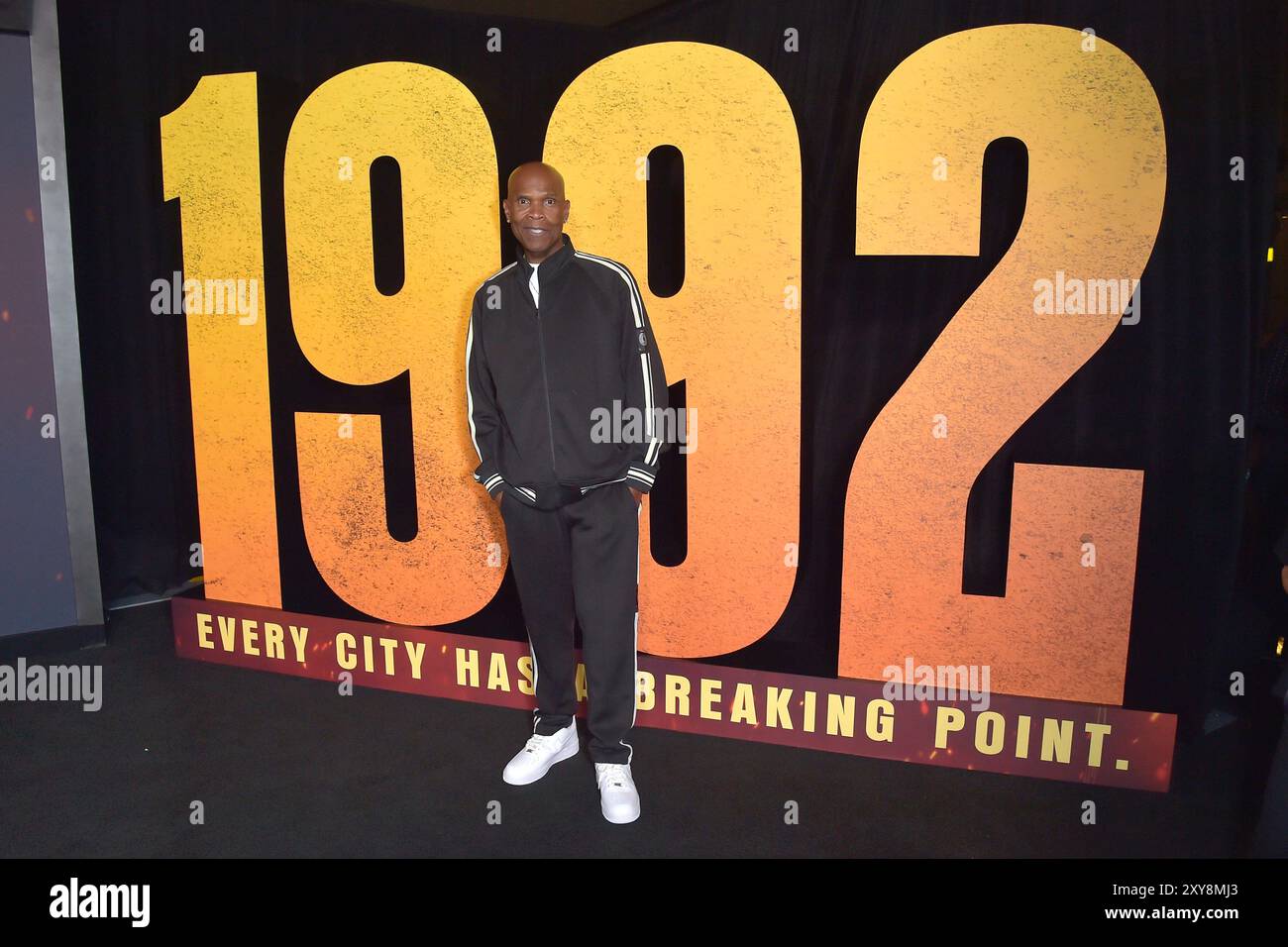 Big Boy bei der Weltpremiere des Kinofilms 1992 im Regal LA Live. Los Angeles, 27.08.2024 *** Big Boy at the world premiere of the 1992 movie at Regal LA Live Los Angeles, 27 08 2024 Foto:xD.xStarbuckx/xFuturexImagex 1992 4898 Stock Photo