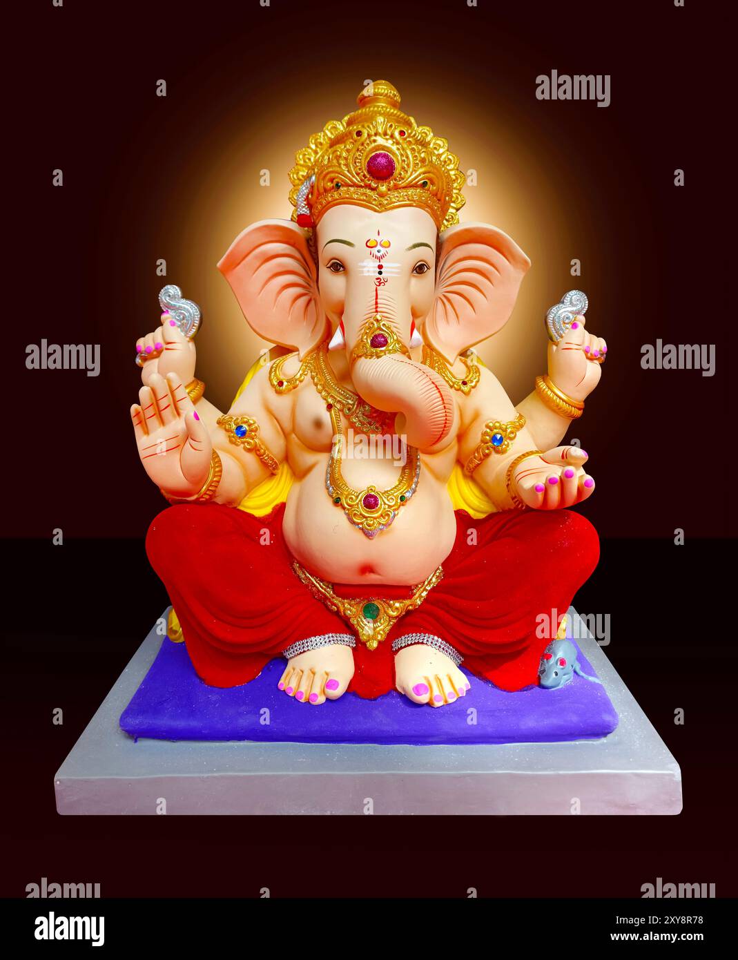 Lord ganpati background celebrate lord ganesh festival stock photo alamy
