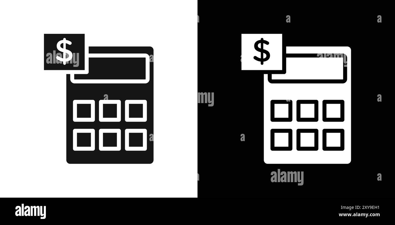 Calculating with calculator Black and White Stock Photos & Images - Alamy