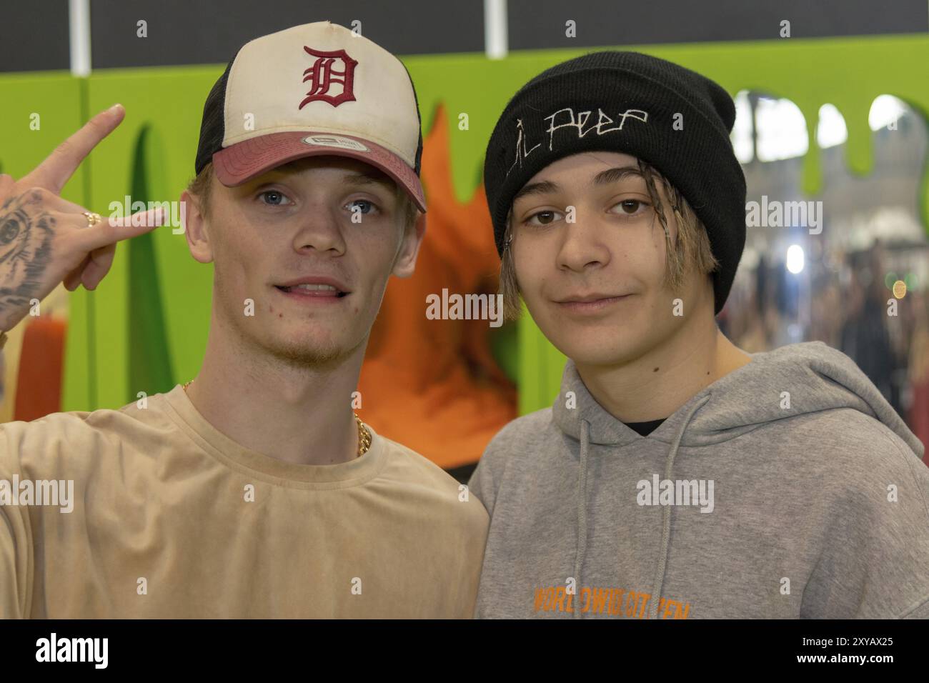 Rendermelony Rapper DORTMUND, Germany, December 1st 2018: Bars & Melody (british rap duo ...