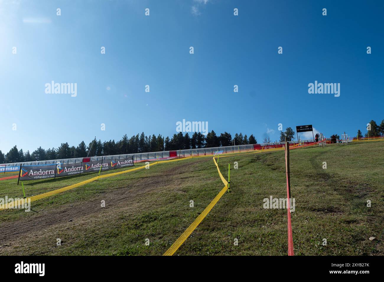 Pal Arinsal, Andorra August 28 2024 Overview of the Circuit of the