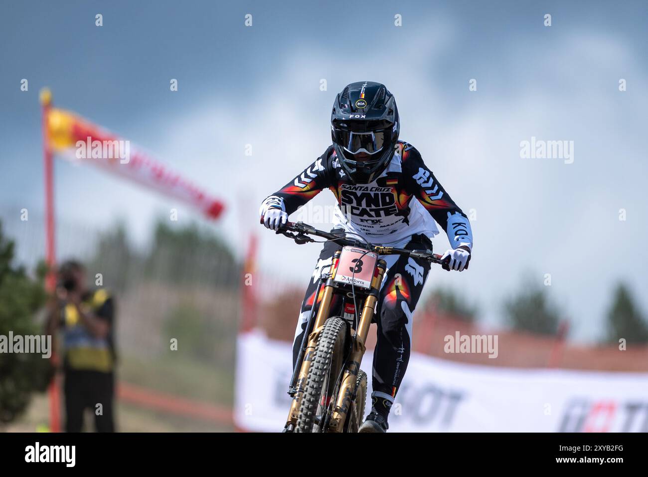 Pal Arinsal, Andorra : August 28 2024 : Nina Hoffmann of GERMANY in the ...