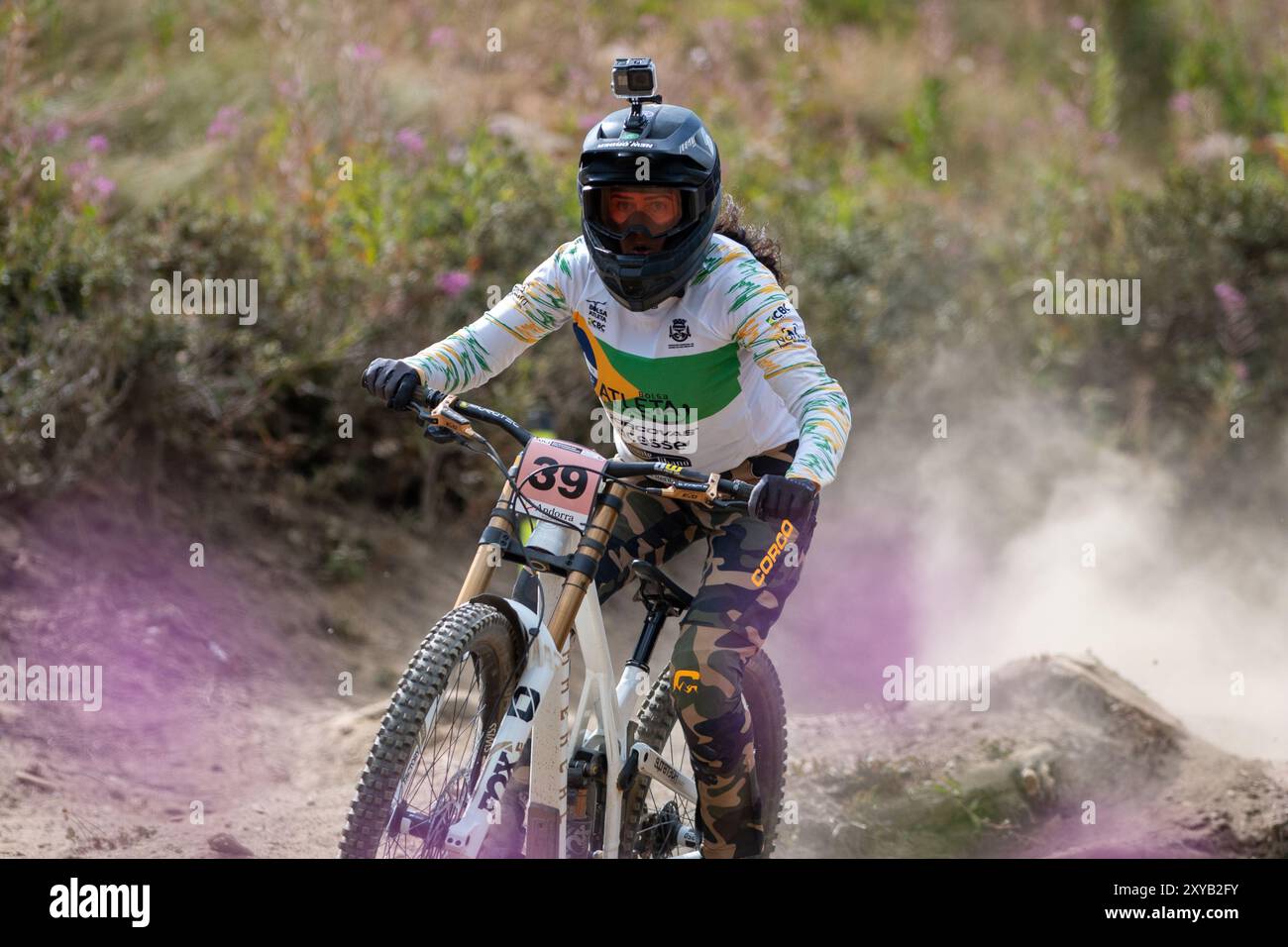Pal Arinsal, Andorra August 28 2025 Nara Faria of BRAZIL in the UCI