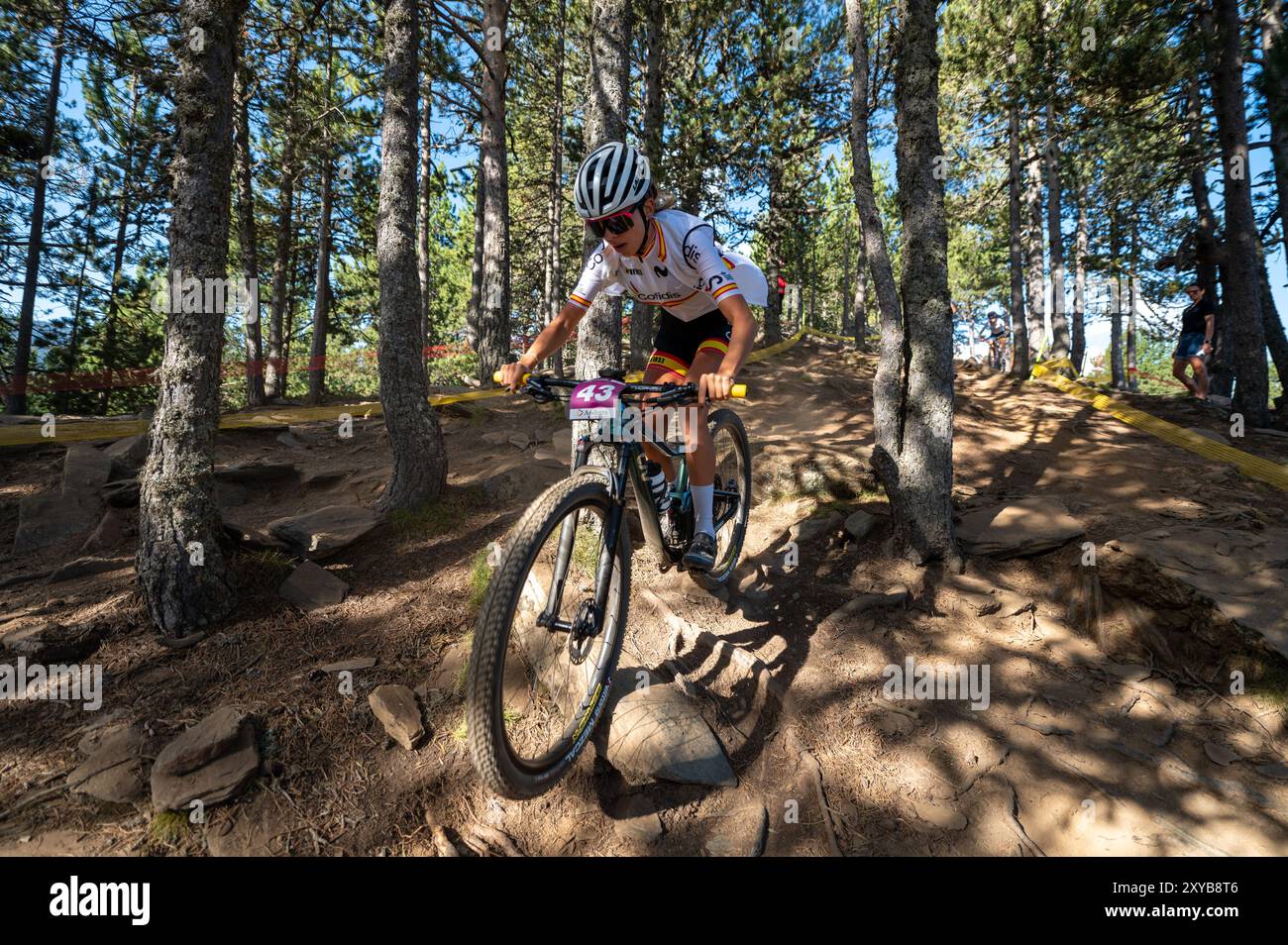 Pal Arinsal, Andorra August 28 2025 Lucia Macho of Spain in the UCI