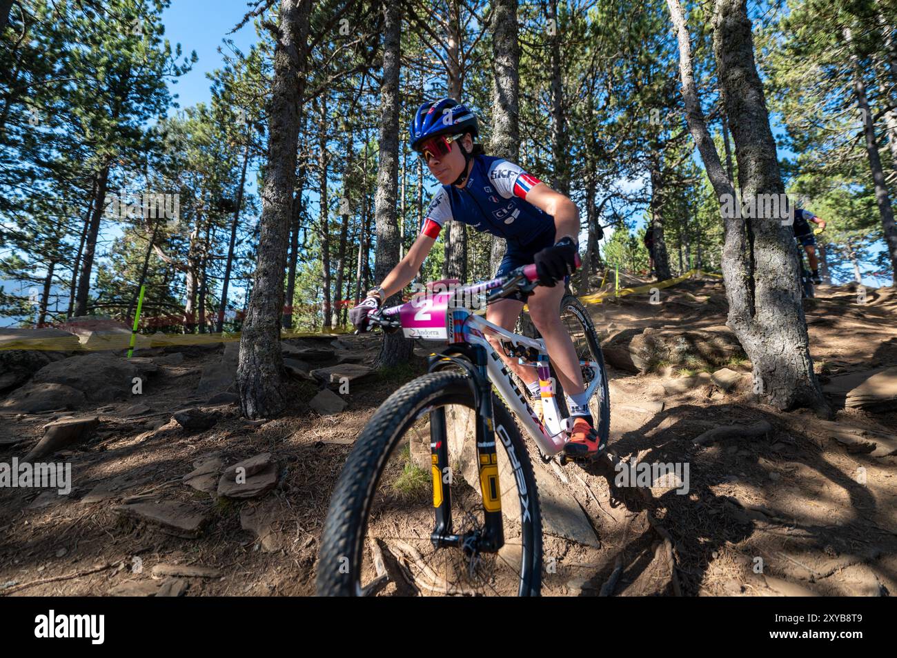 Pal Arinsal, Andorra August 28 2024 Olivia Onesti of France in the