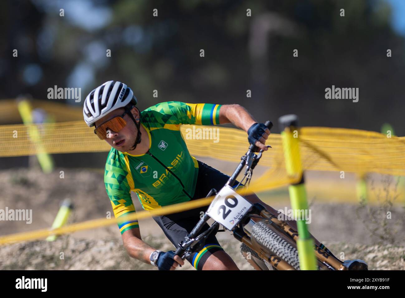 Pal Arinsal, Andorra August 28 2024 Ulan Bastos of Brazil in the