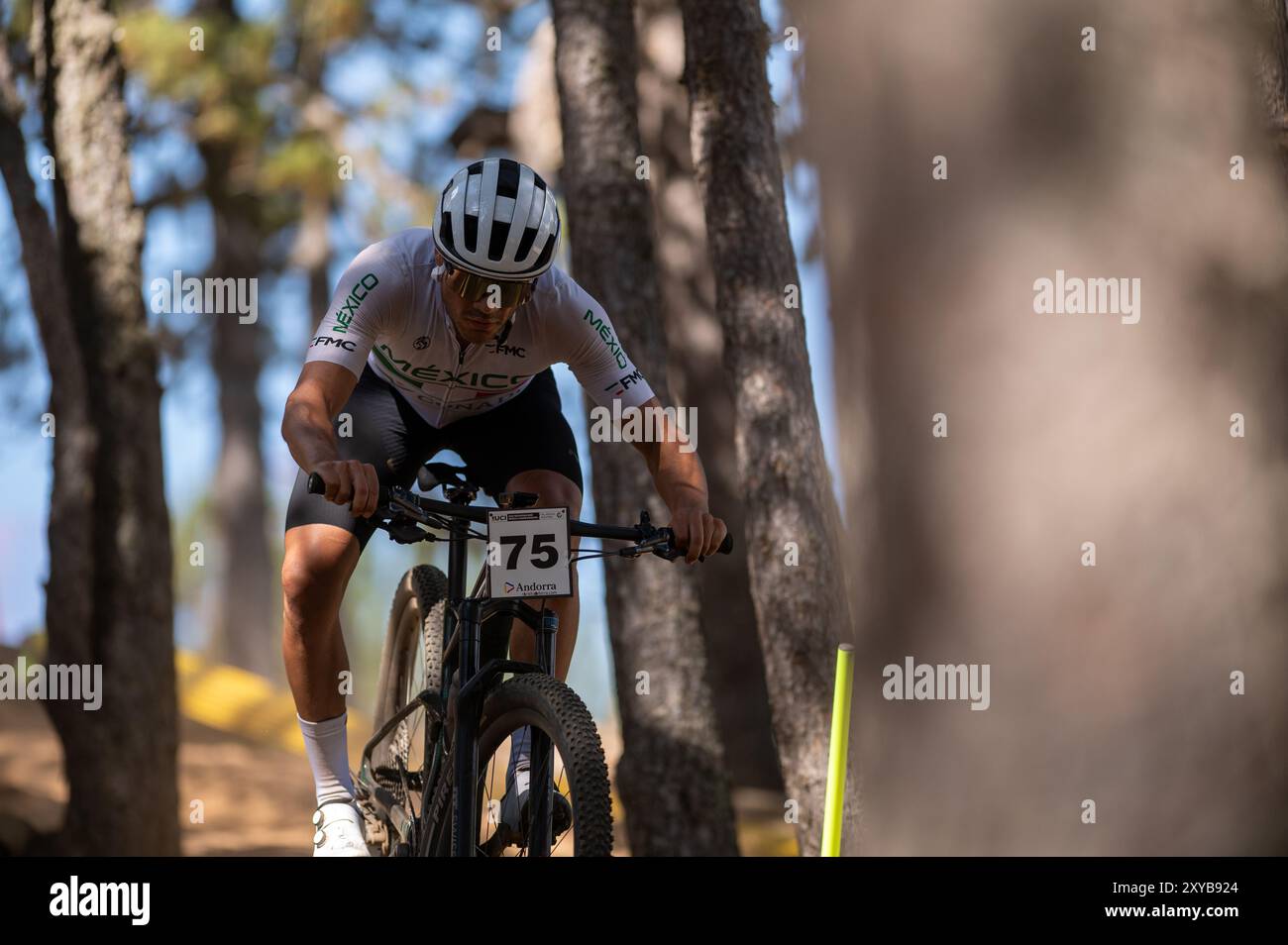 Pal Arinsal, Andorra August 28 2024 Jaime Miranda of Mexico in the