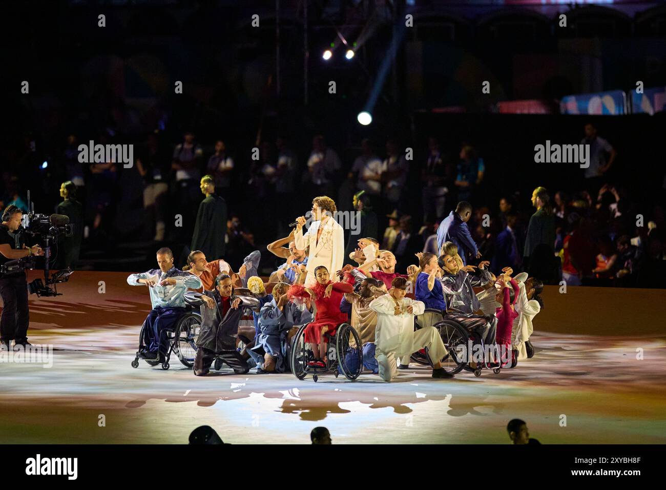 Paralympics 2024 opening ceremony hires stock photography and images