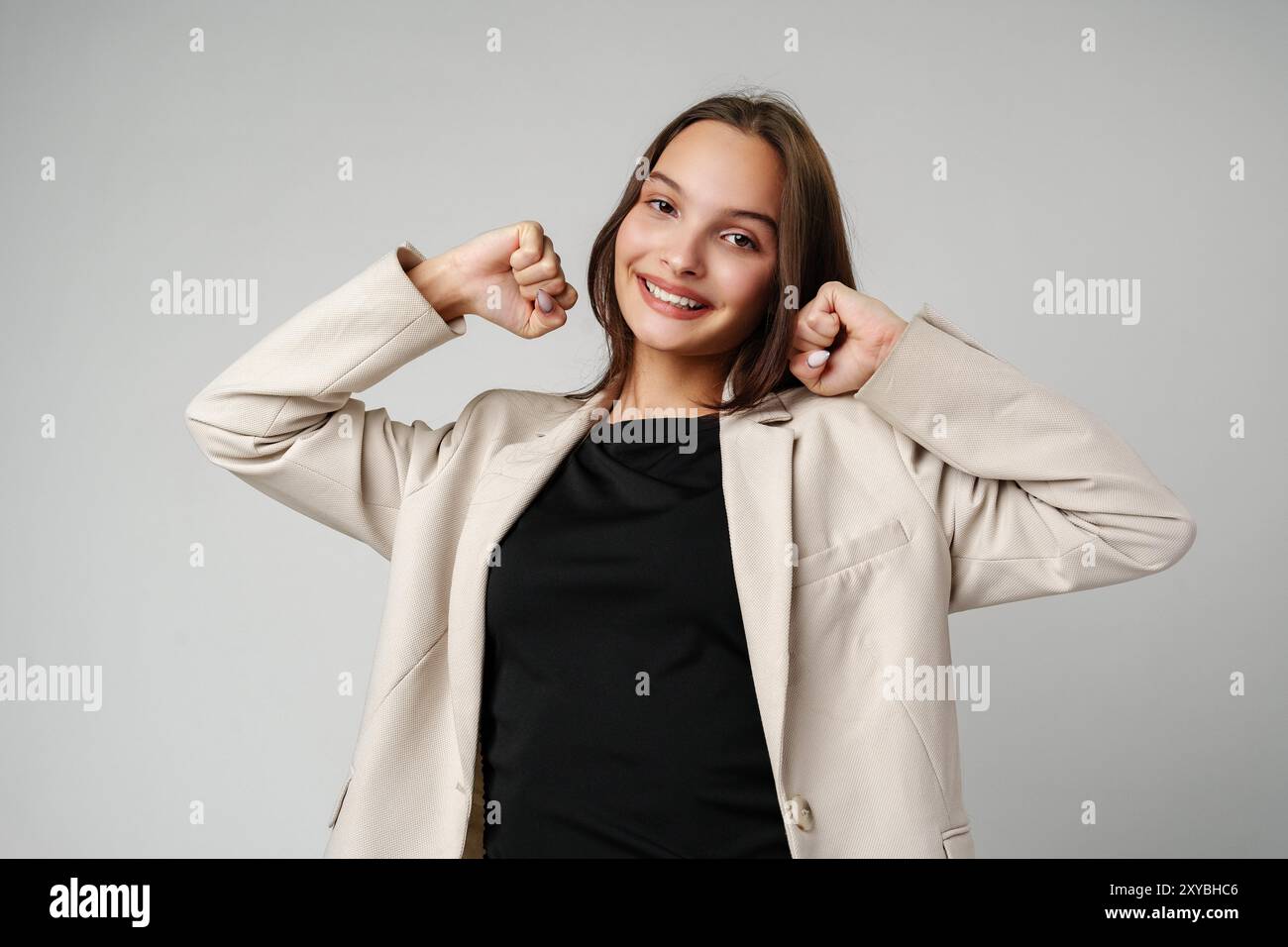 Energy fist pump portrait hi-res stock photography and images - Alamy