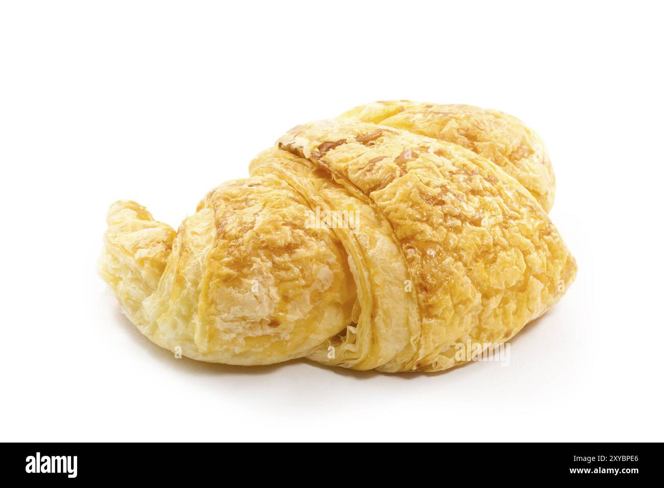 Fresh croissant isolated on white background Stock Photo - Alamy