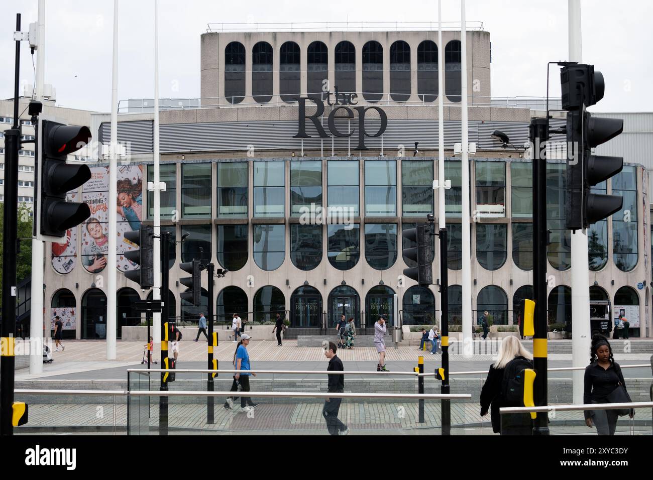 The Rep theatre, Centenary Square, Birmingham, UK Stock Photo