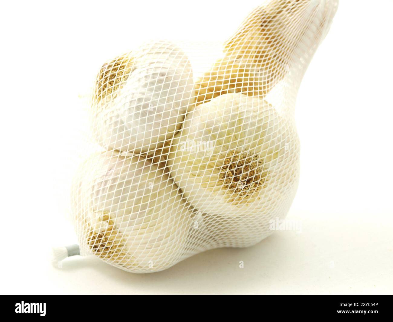 Fresh garlic isolated on white background Stock Photo - Alamy