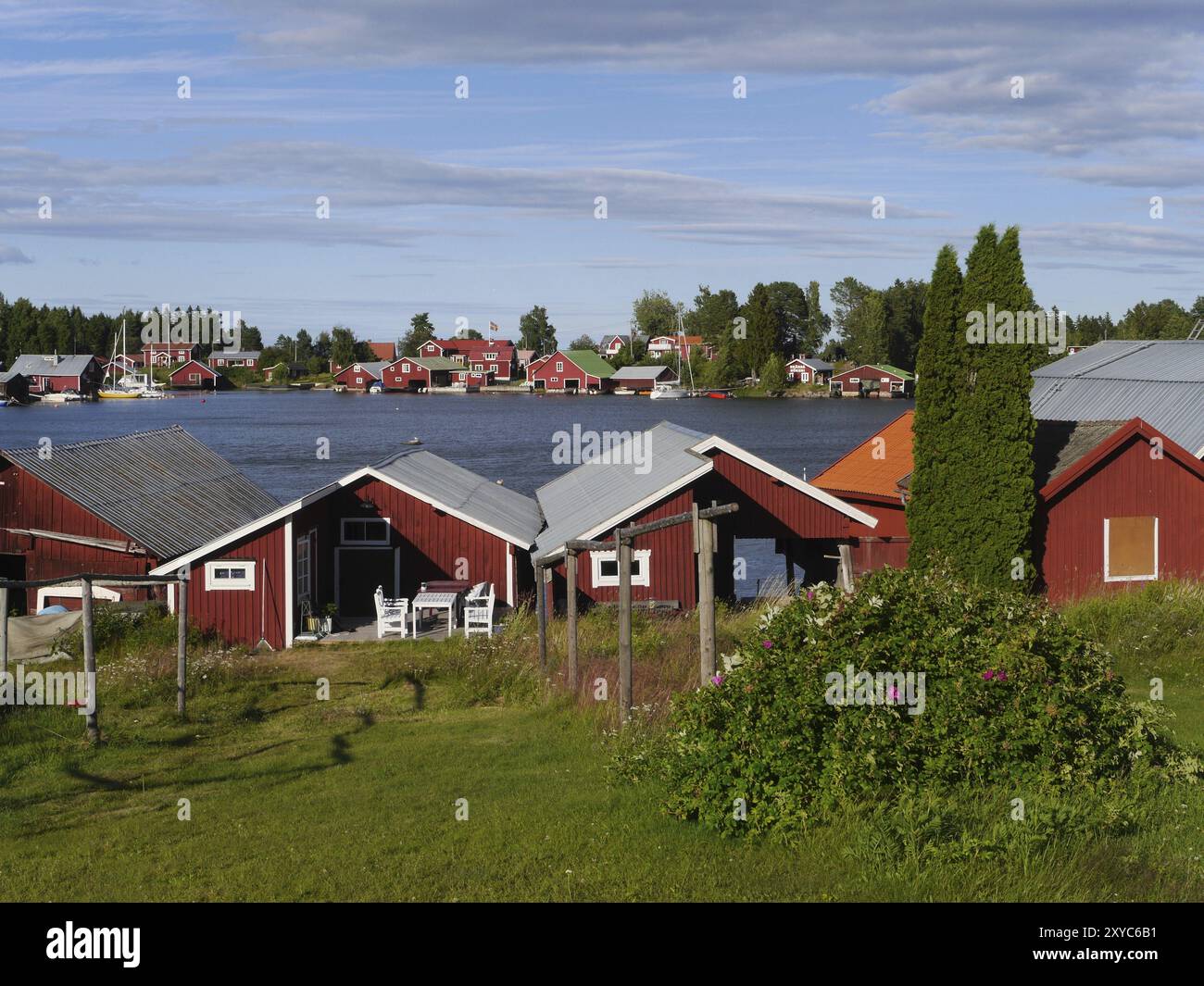 Log cabin village open air hi-res stock photography and images - Alamy