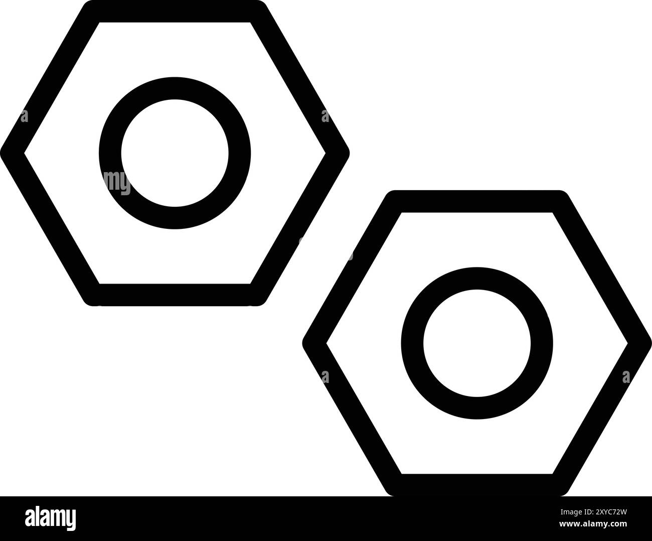 Nut Vector Icon Design Illustration Stock Vector Image & Art - Alamy