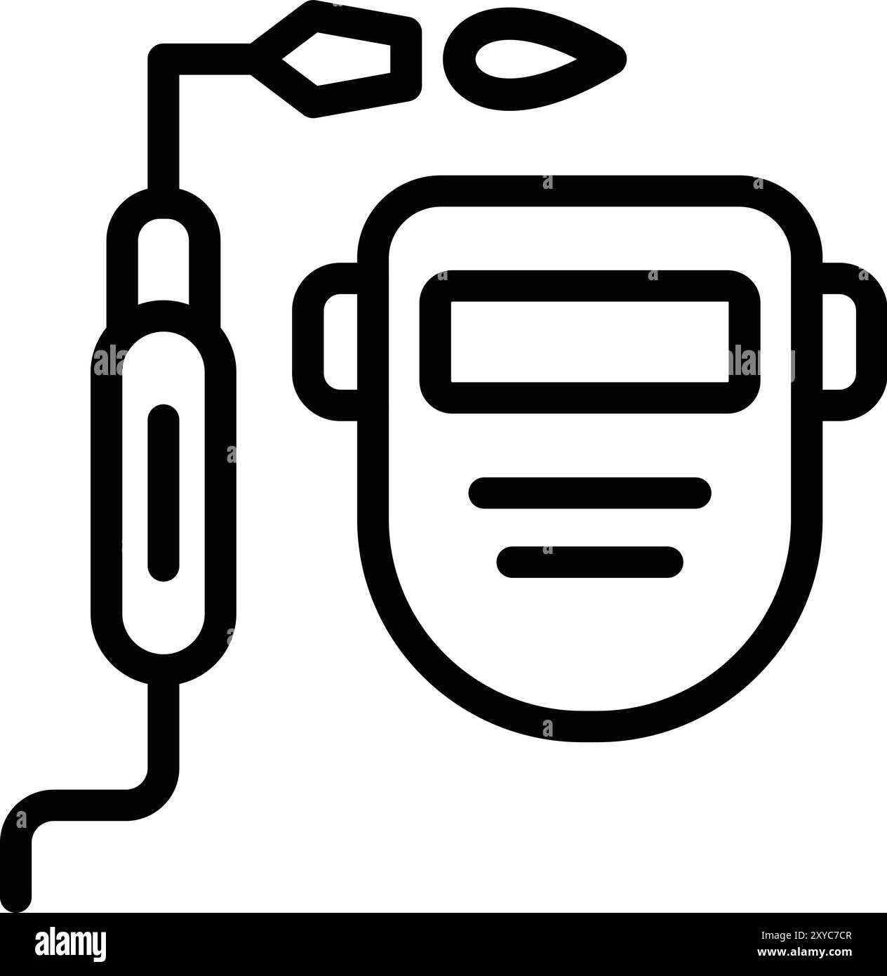 Weld Vector Icon Design Illustration Stock Vector