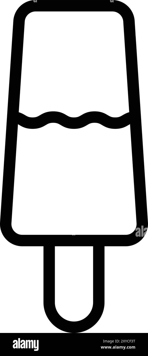 Ice cream Vector Icon Design Illustration Stock Vector