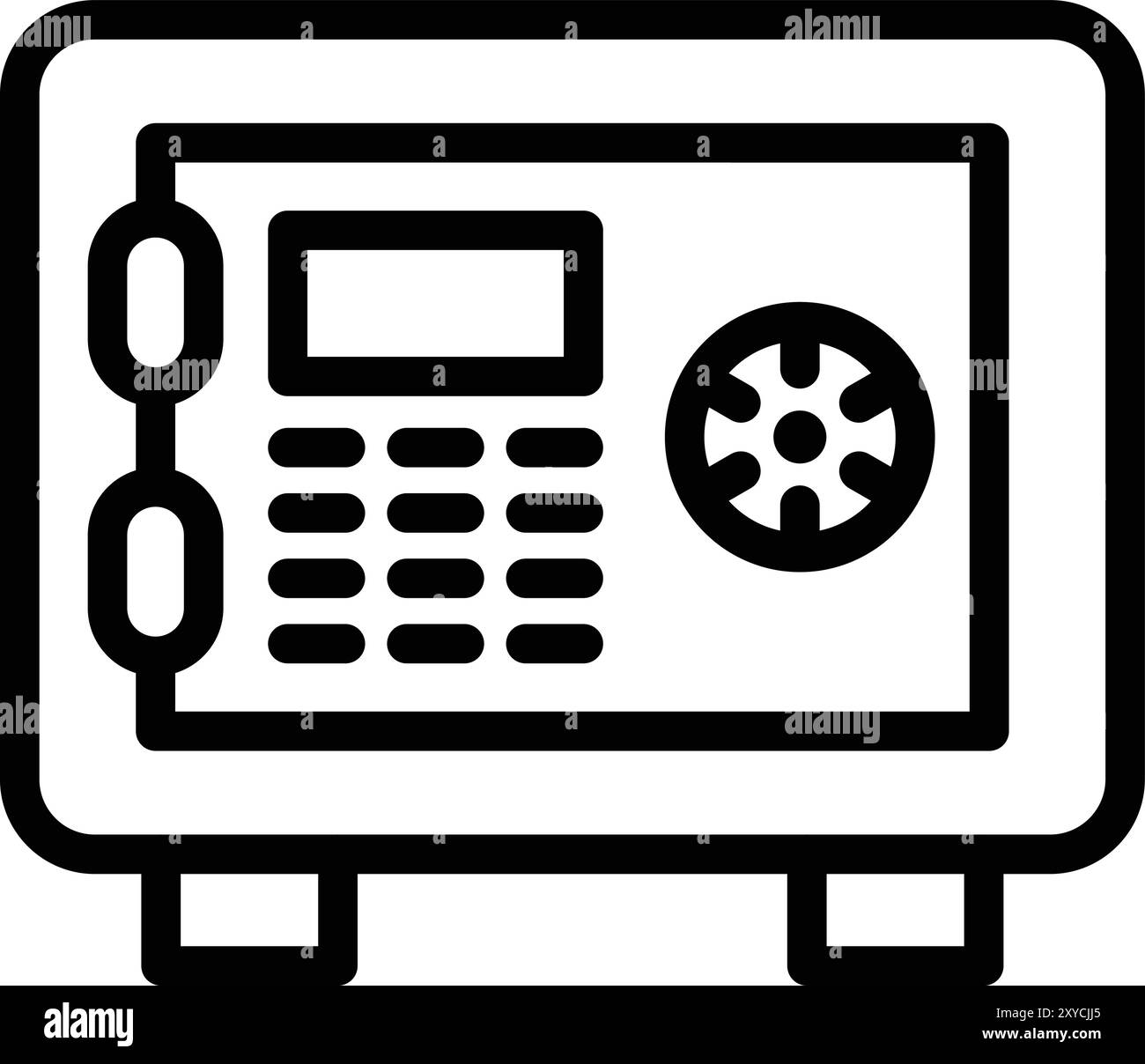Safety box Vector Icon Design Illustration Stock Vector Image & Art - Alamy