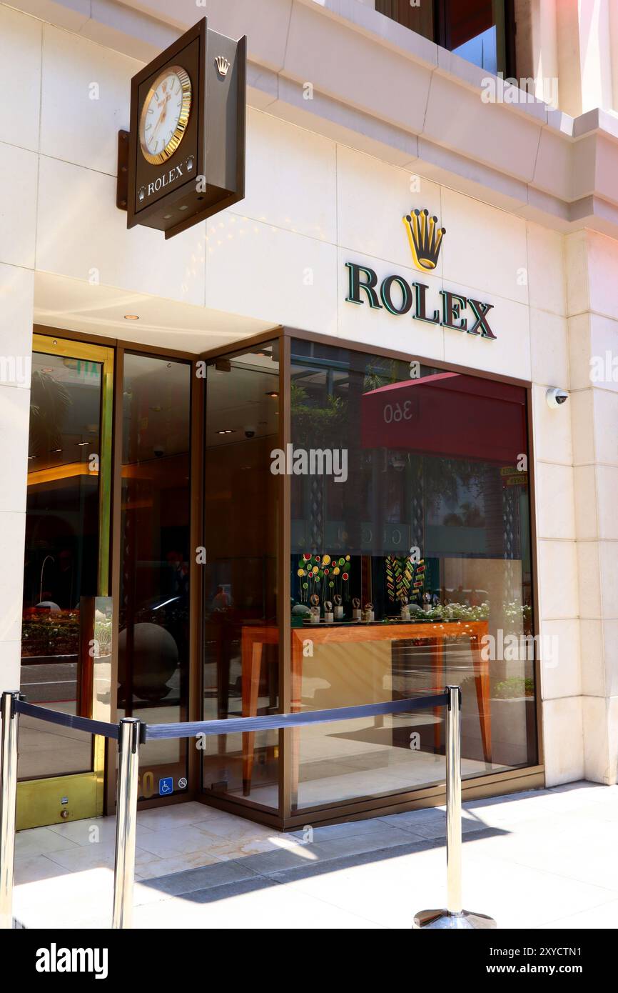 Rolex La Rodeo Drive Beverly Hills, California: ROLEX fashion store on Rodeo Drive, Beverly ...