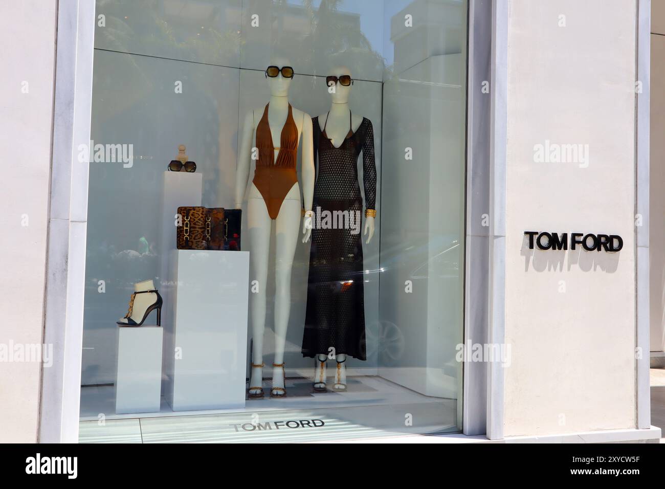 Tom Ford Rodeo Drive Store Tom ford logo hi-res stock photography and images - Alamy